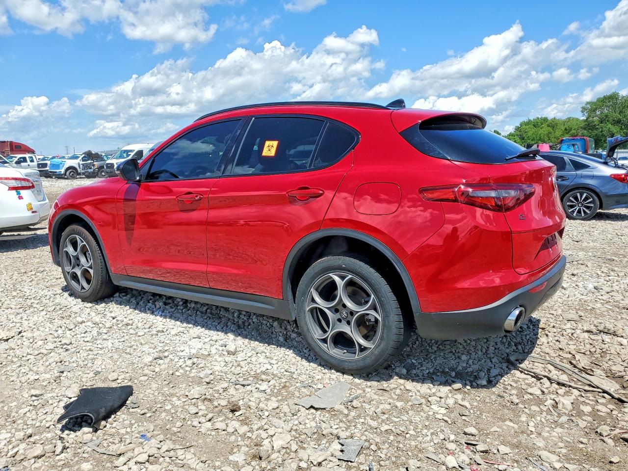 2021 Alfa Romeo Stelvio Sport Красный vin: ZASPAKAN9M7D18656