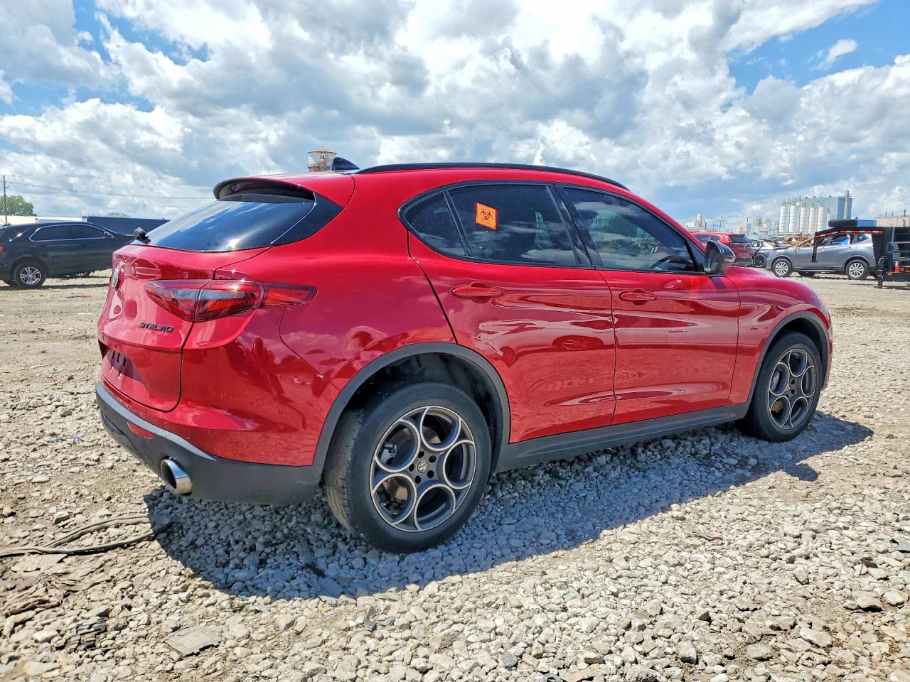 2021 Alfa Romeo Stelvio Sport Красный vin: ZASPAKAN9M7D18656