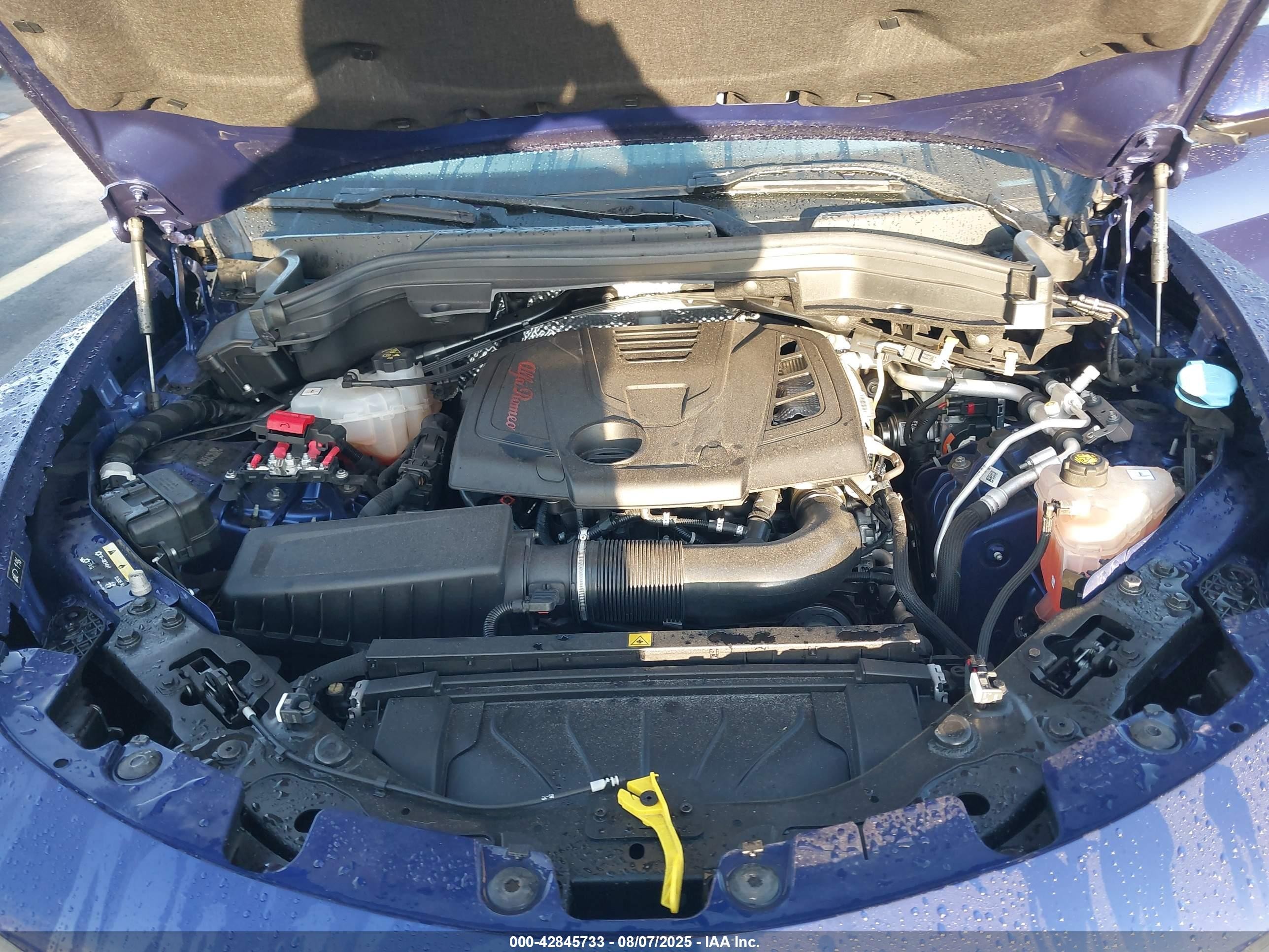 2022 Alfa Romeo Stelvio Ti Awd Blue vin: ZASPAKBN0N7D47317