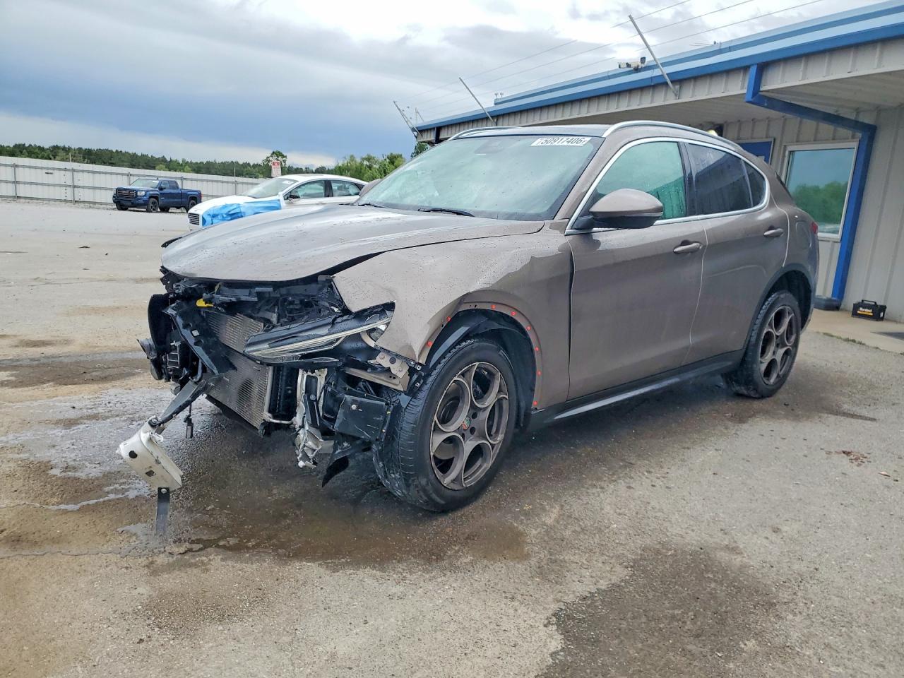 2019 Alfa Romeo Stelvio Ti Tan vin: ZASPAKBN5K7C45149