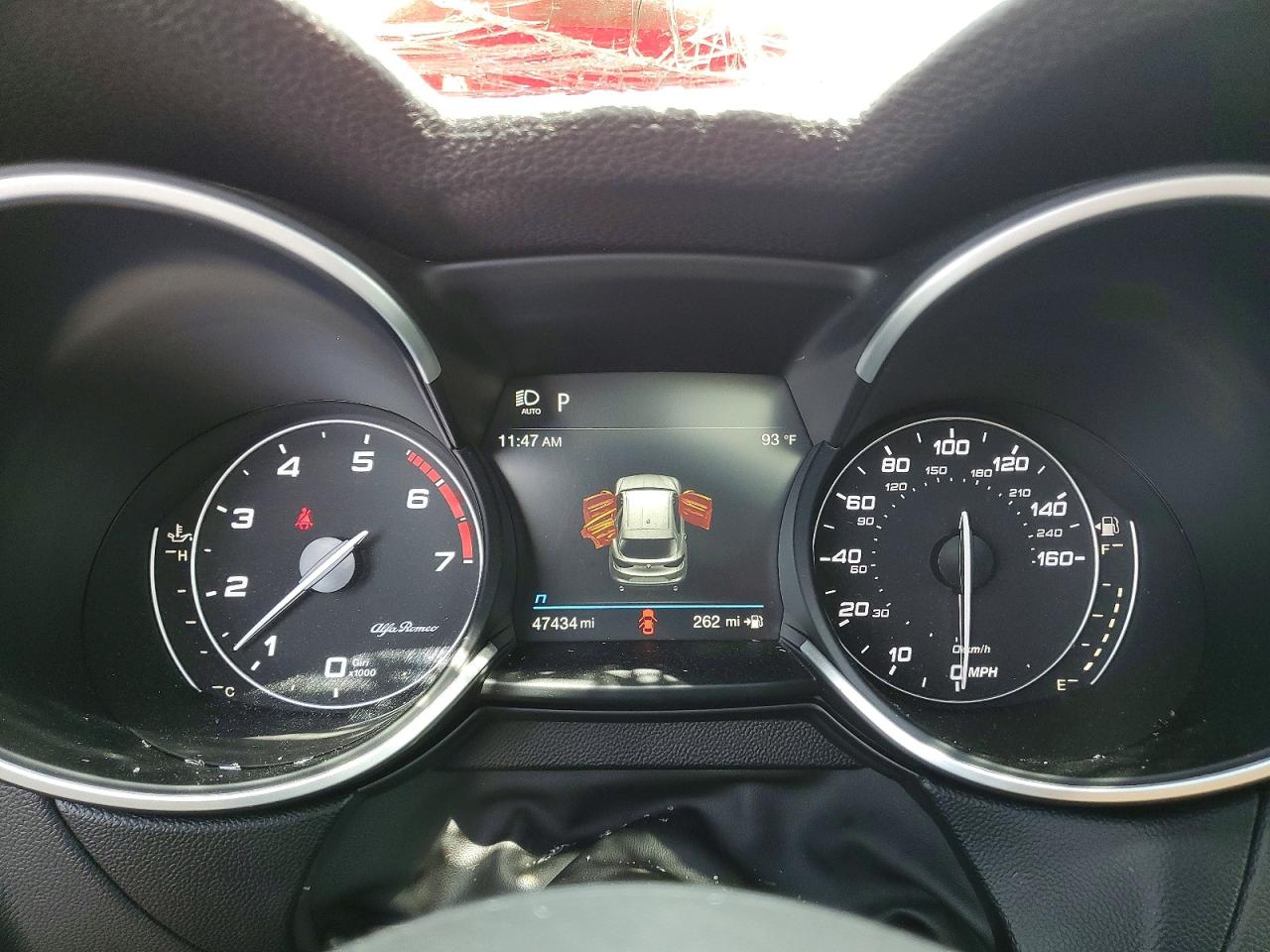 2022 Alfa Romeo Stelvio Ti White vin: ZASPAKBN6N7D27556
