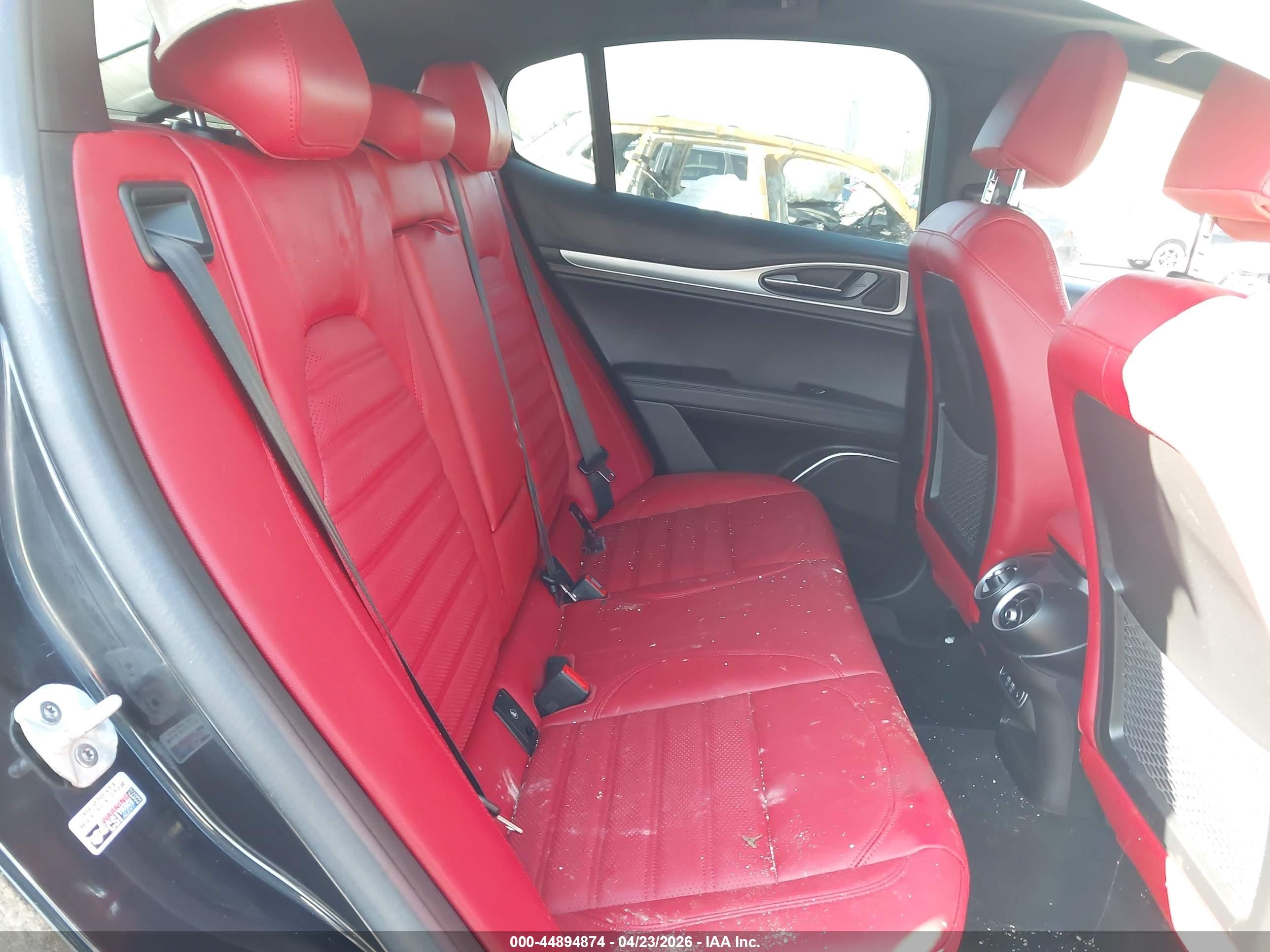 2023 Alfa Romeo Stelvio Veloce Awd Black vin: ZASPAKBN8P7D53644