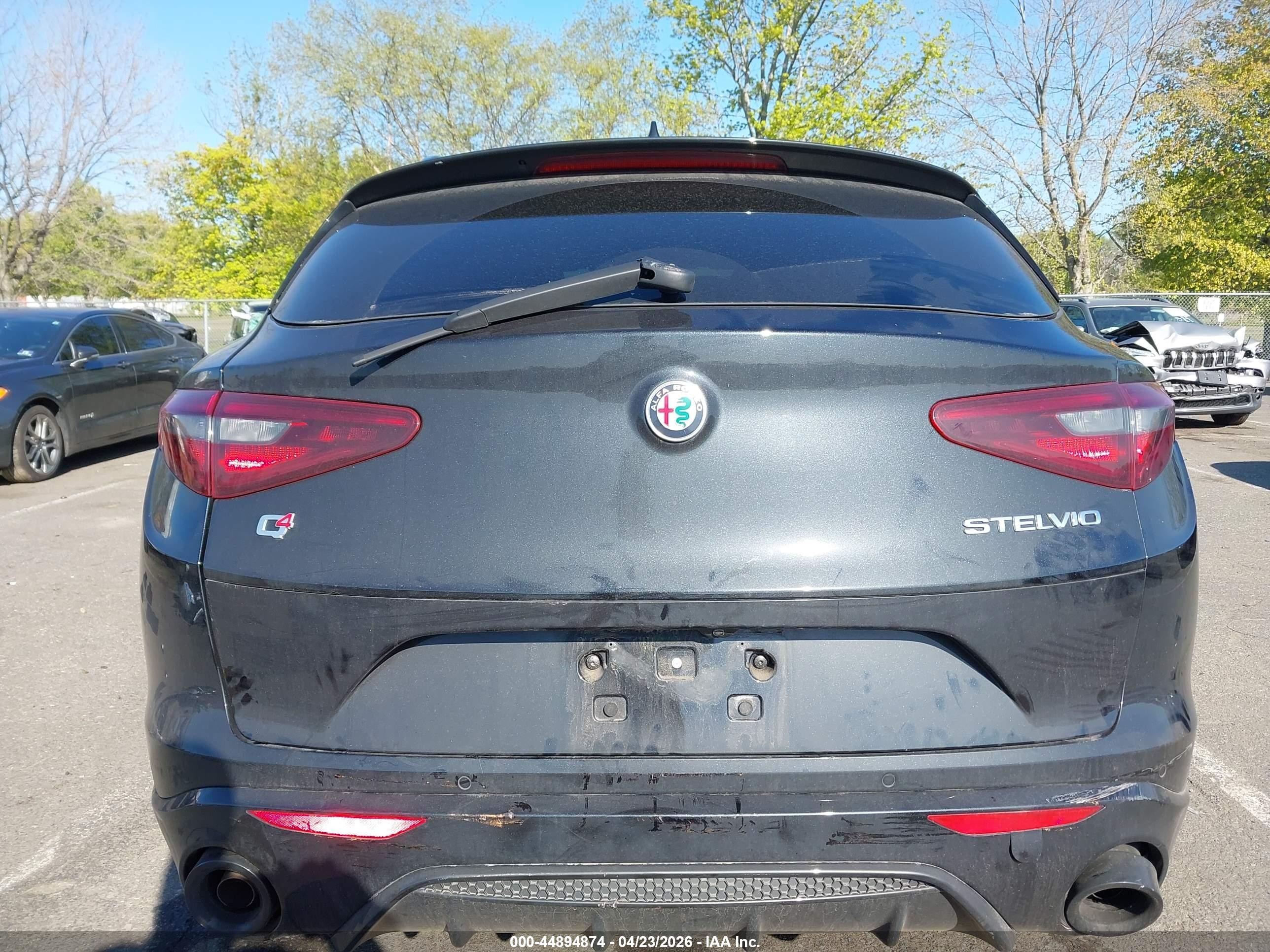 2023 Alfa Romeo Stelvio Veloce Awd Black vin: ZASPAKBN8P7D53644