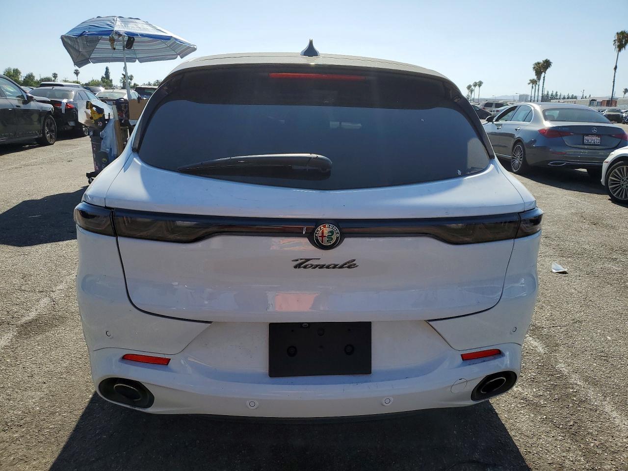 2025 Alfa Romeo Tonale Tributo Italiano White vin: ZASPATTW0S3089247