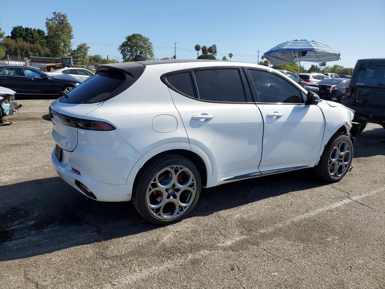 2025 Alfa Romeo Tonale Tributo Italiano White vin: ZASPATTW0S3089247