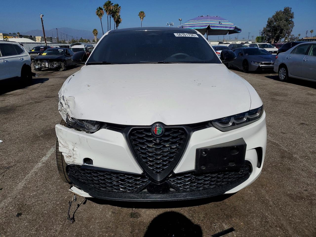 2025 Alfa Romeo Tonale Tributo Italiano White vin: ZASPATTW0S3089247