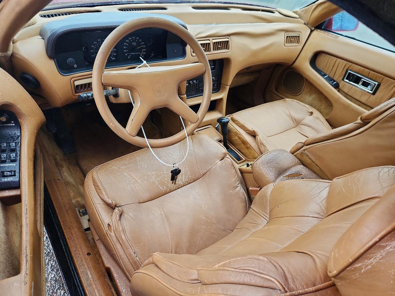 1989 Chrysler Tc By Maserati Red vin: ZC2FP1103KB200608