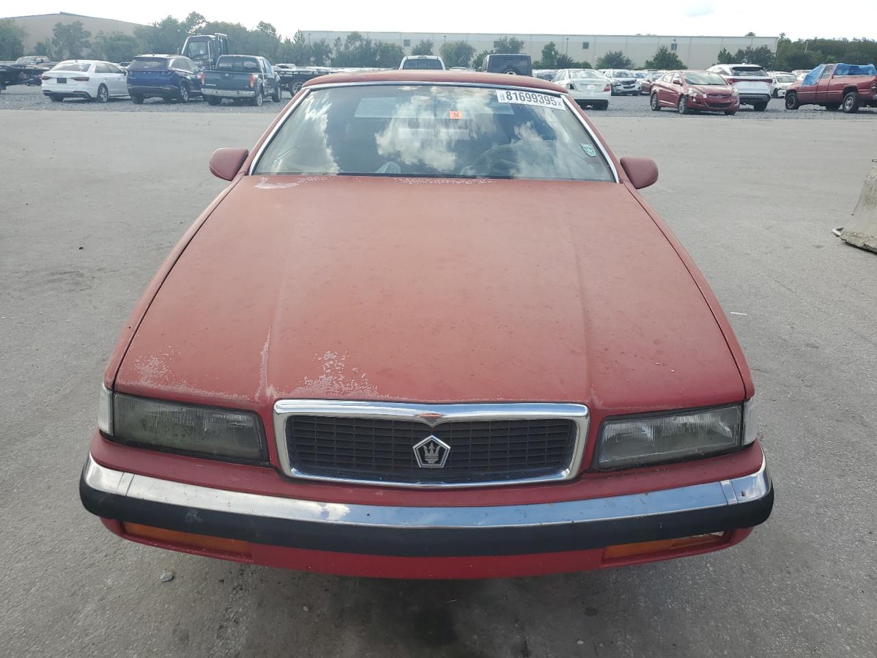 1989 Chrysler Tc By Maserati Red vin: ZC2FP1103KB201788