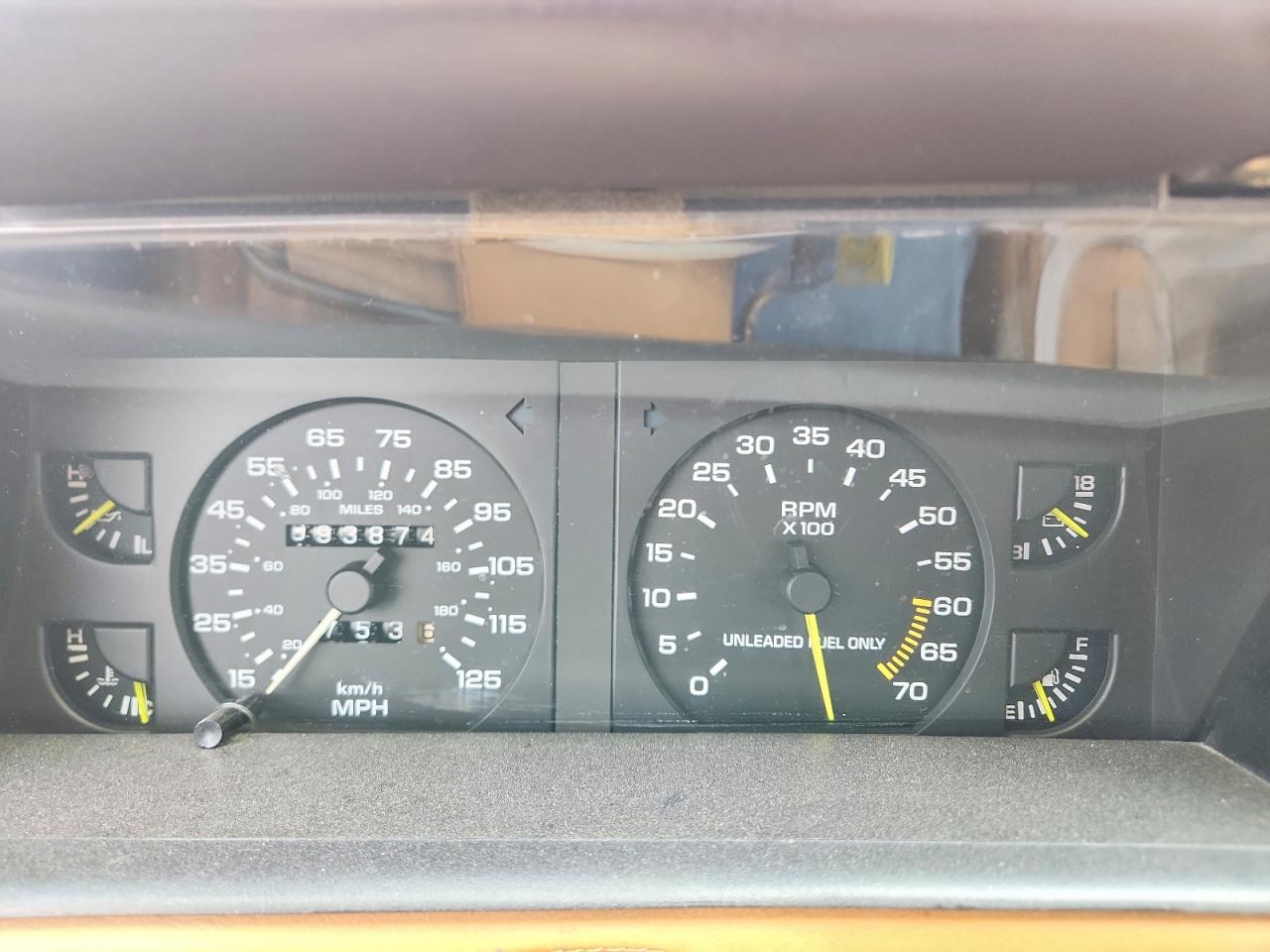1989 Chrysler Tc By Maserati Red vin: ZC2FP110XKB200749