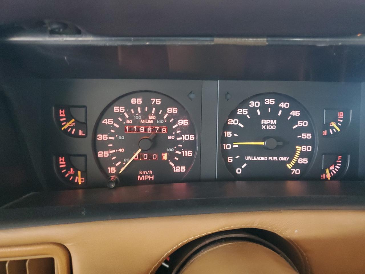 1989 Chrysler Tc By Maserati Burgundy vin: ZC2FP110XKB201478