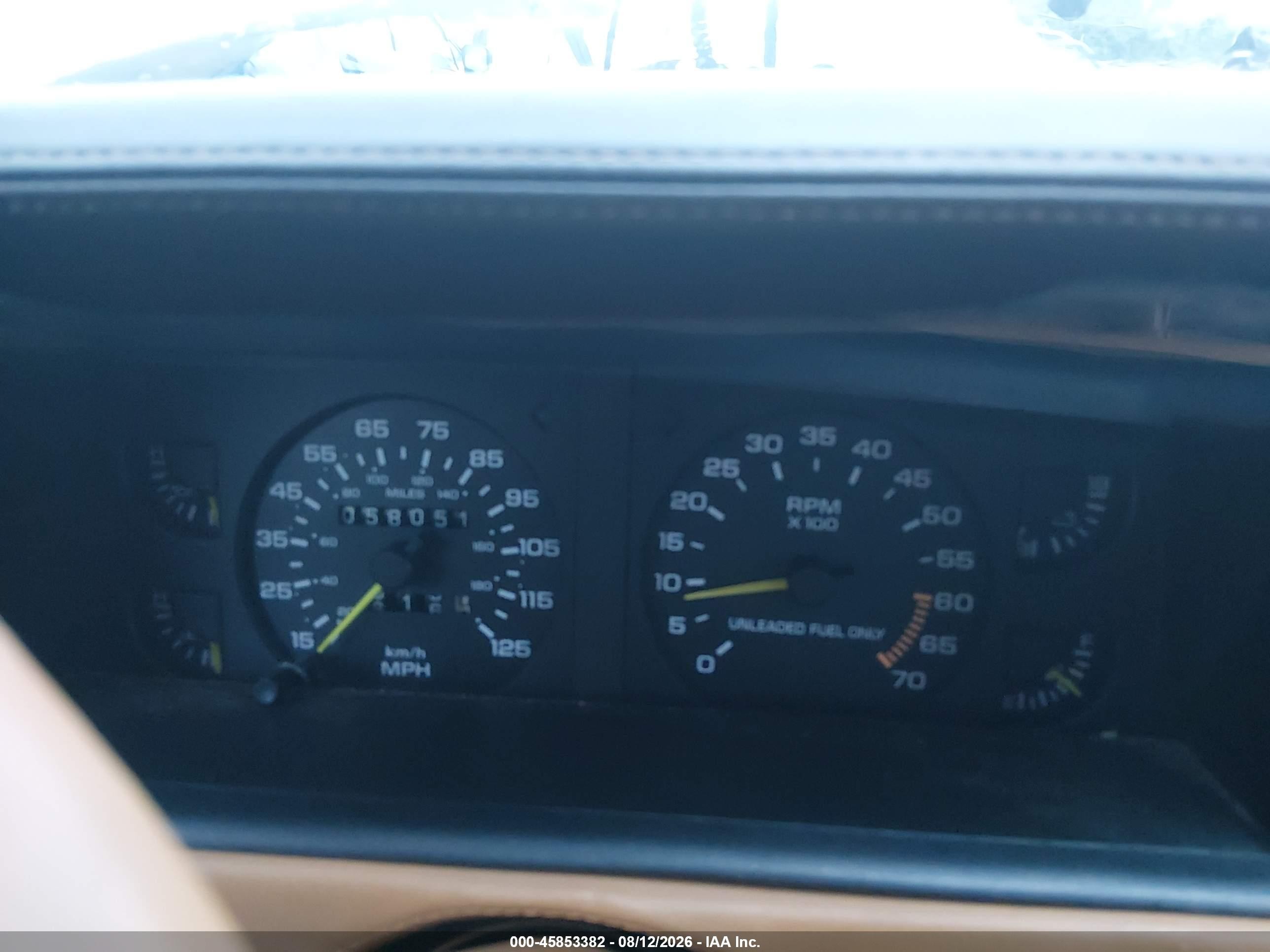 1989 Chrysler Tc By Maserati Yellow vin: ZC2FR1100KB204237