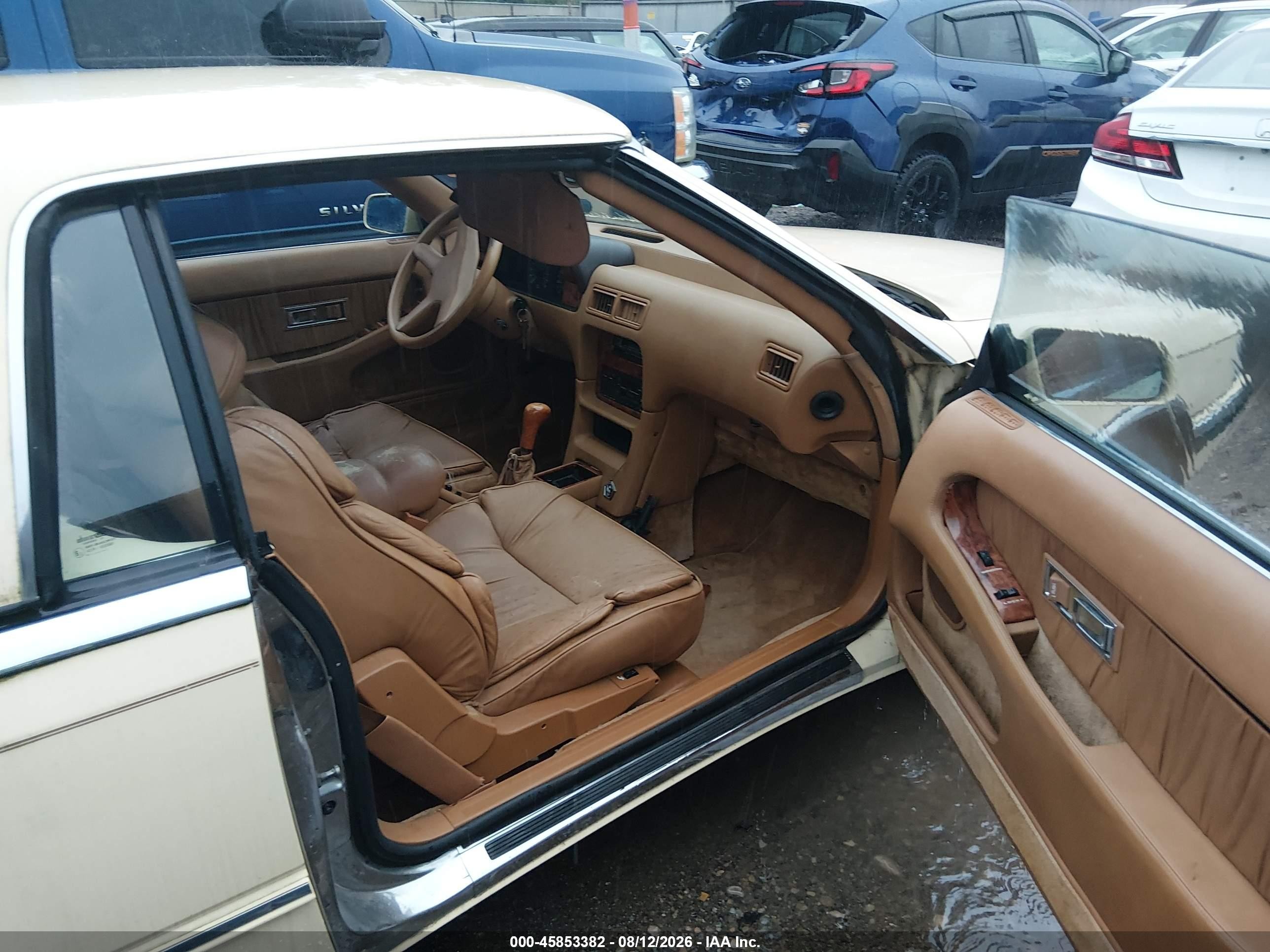 1989 Chrysler Tc By Maserati Yellow vin: ZC2FR1100KB204237