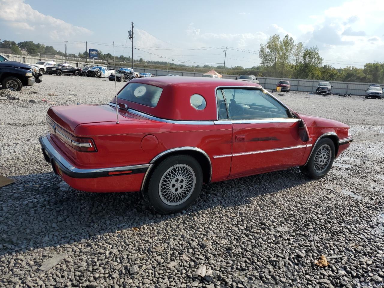 1989 Chrysler Tc By Maserati Red vin: ZC2FR1101KB202383