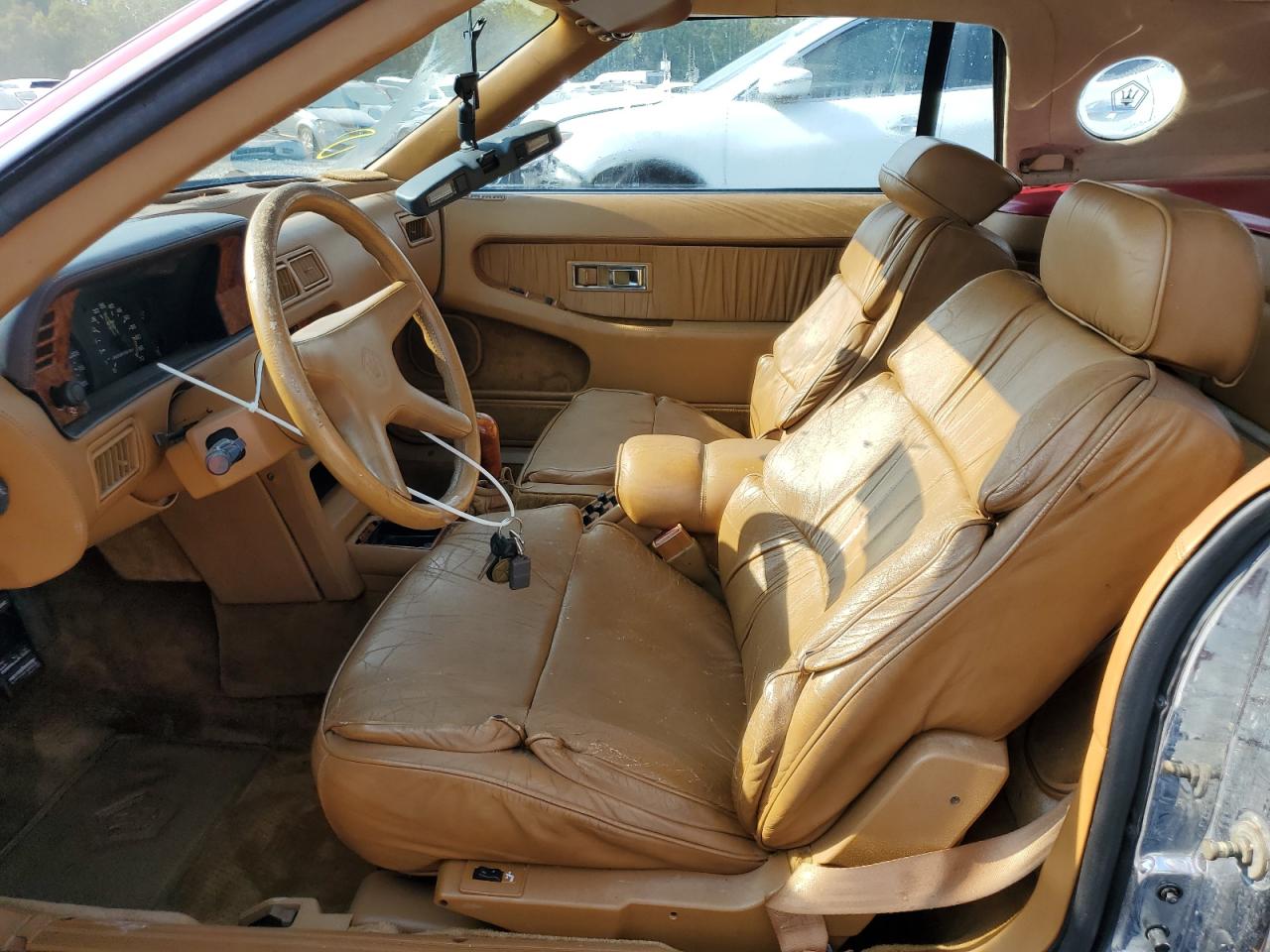 1989 Chrysler Tc By Maserati Red vin: ZC2FR1101KB202383
