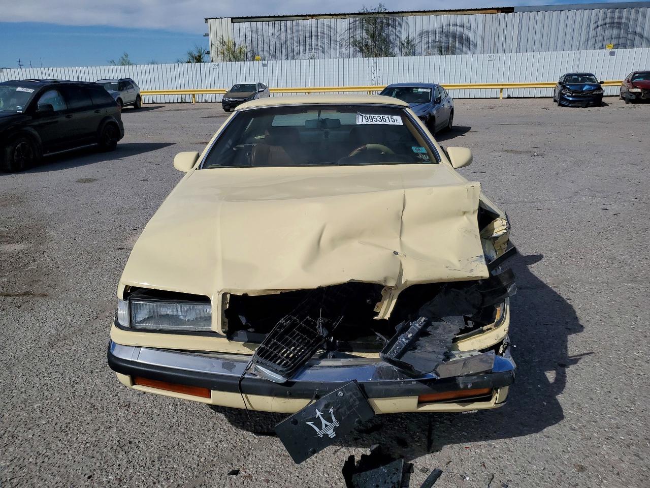 1990 Chrysler Tc By Maserati Cream vin: ZC2FS1205LB205436