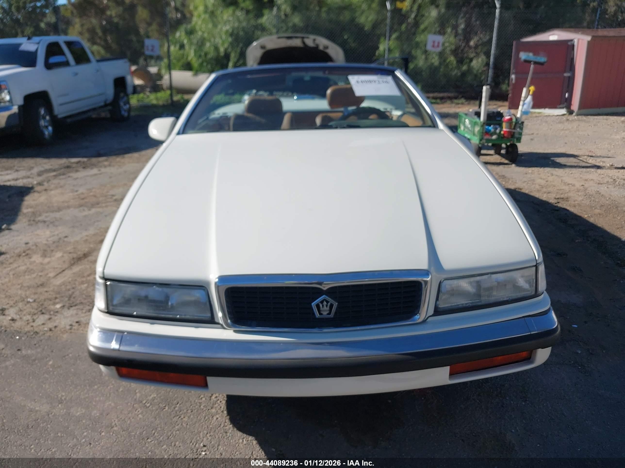 1990 Chrysler Tc By Maserati White vin: ZC2FS120XLB205237