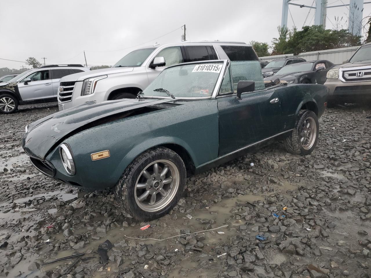 1982 Fiat 124 Spider Зеленый vin: ZFAAS00B2C5002282
