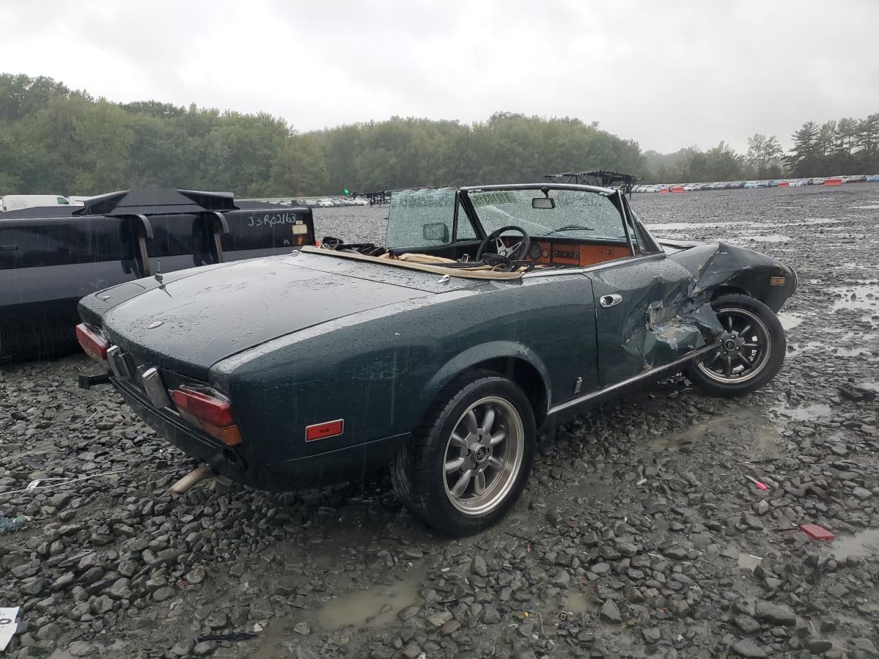 1982 Fiat 124 Spider Green vin: ZFAAS00B2C5002282