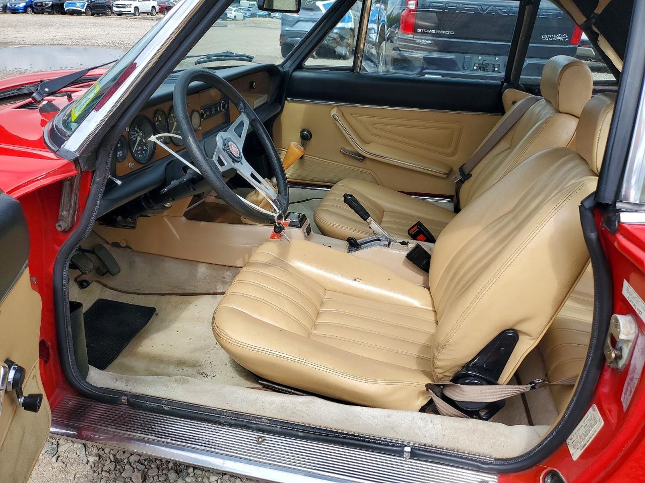 1982 Fiat 124 Spider Red vin: ZFAAS00B2C5002928