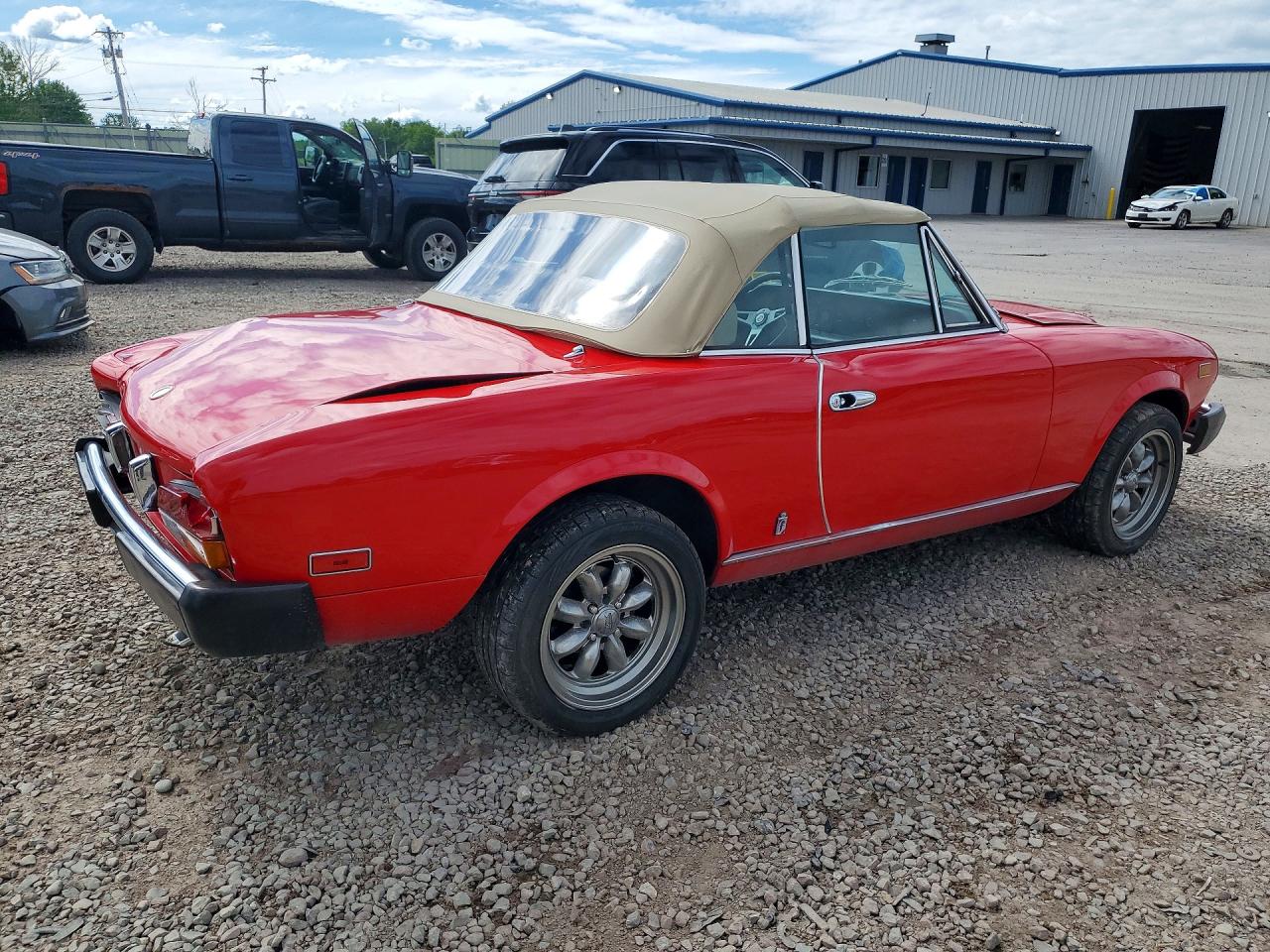 1982 Fiat 124 Spider Red vin: ZFAAS00B2C5002928
