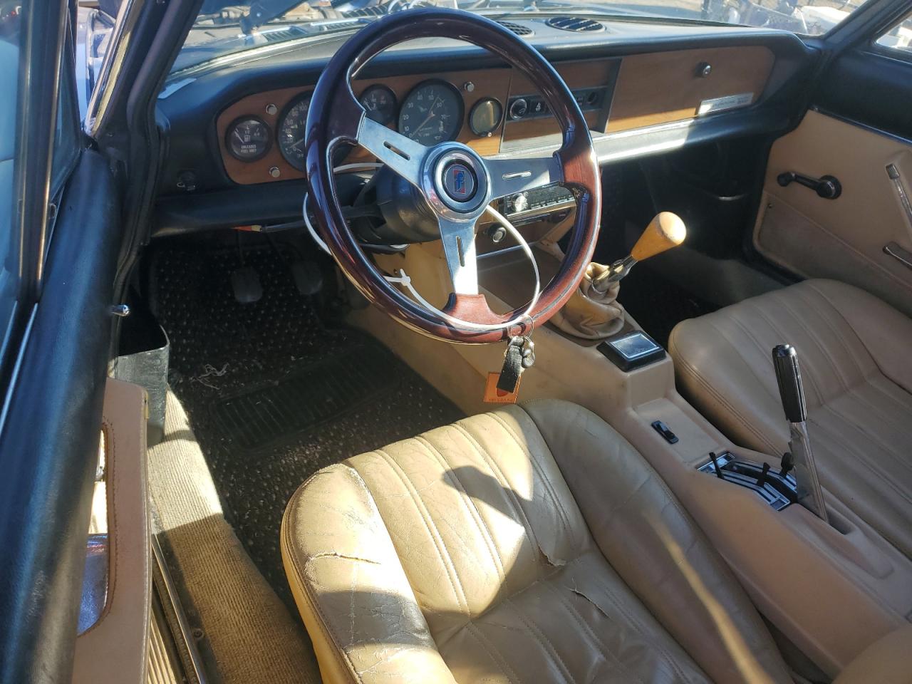 1982 Fiat 124 Spider Blue vin: ZFAAS00B4C5002042