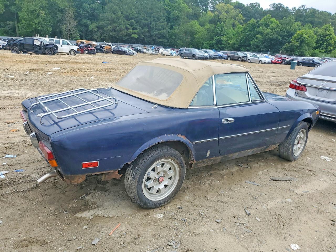 1982 Fiat 124 Spider Синий vin: ZFAAS00B4C8188146