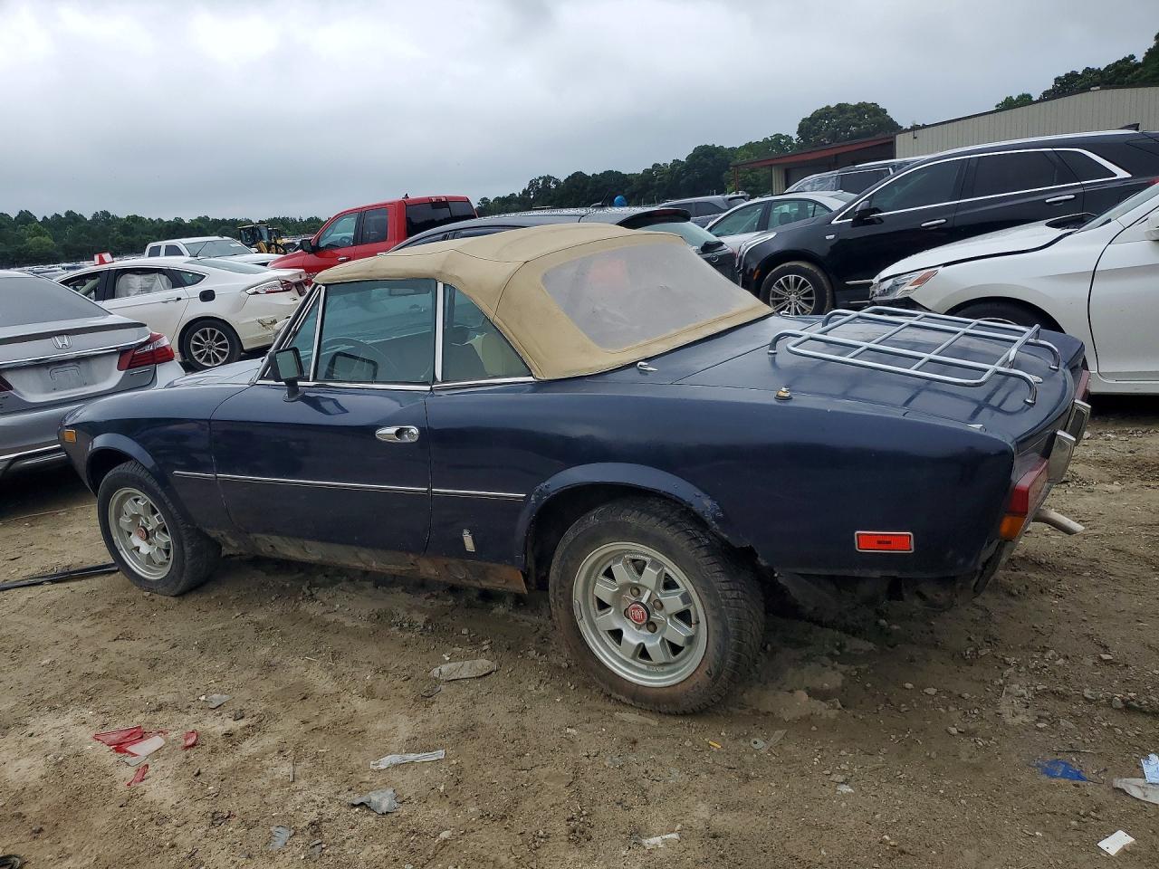 1982 Fiat 124 Spider Синий vin: ZFAAS00B4C8188146