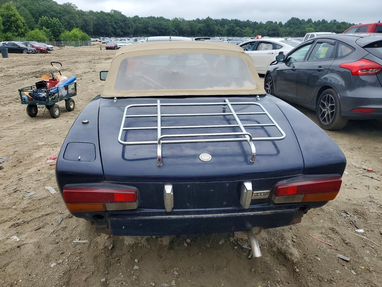 1982 Fiat 124 Spider Синий vin: ZFAAS00B4C8188146