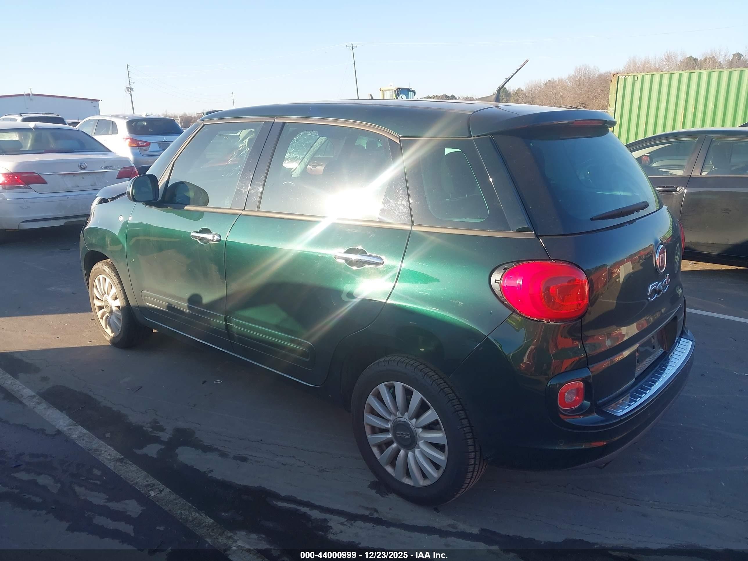 2017 Fiat 500l Pop Зеленый vin: ZFBCFAAH2HZ039768