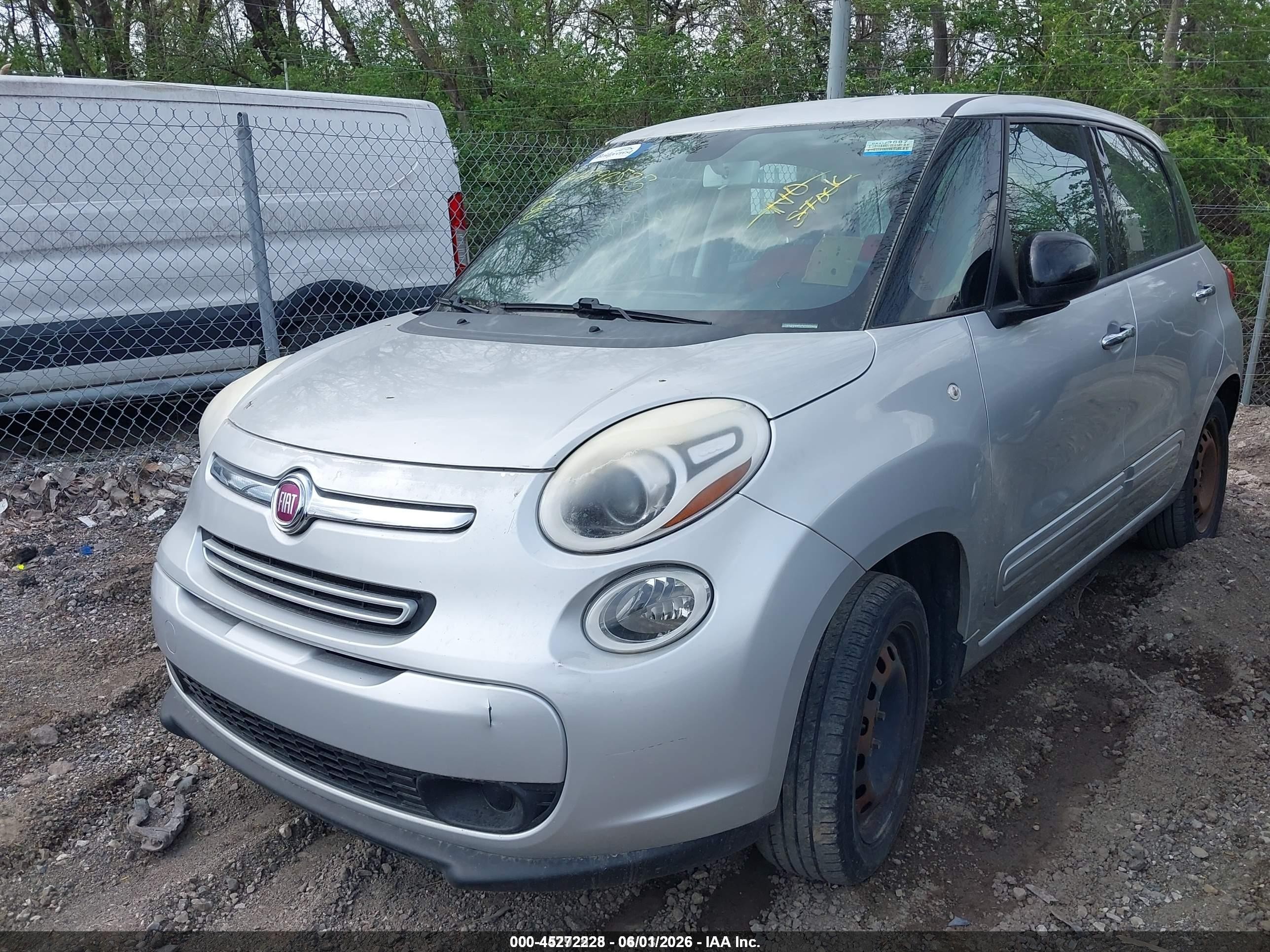 2015 Fiat 500l Pop Silver vin: ZFBCFAAH7FZ033042