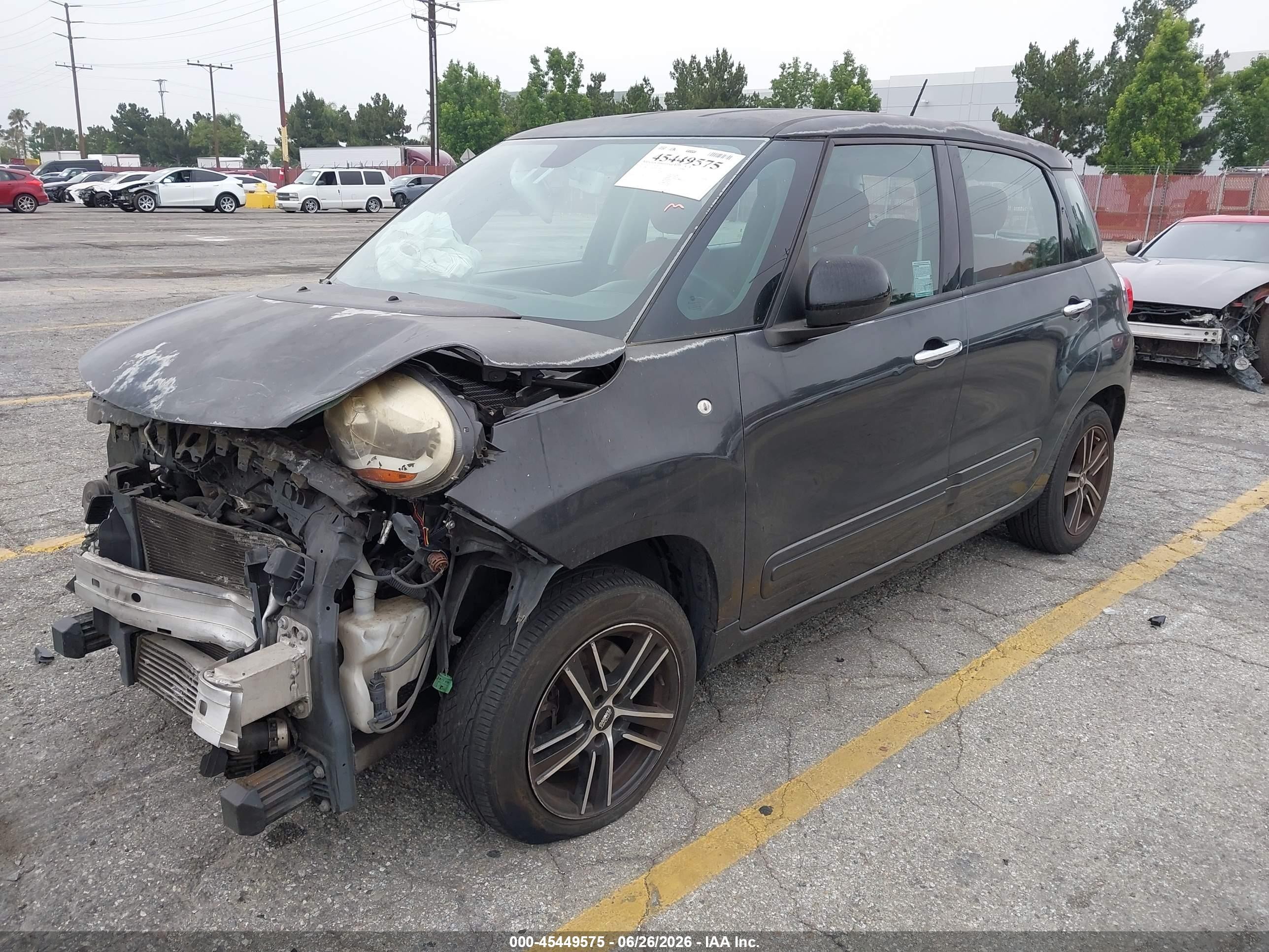 2015 Fiat 500l Pop Black vin: ZFBCFAAHXFZ031771