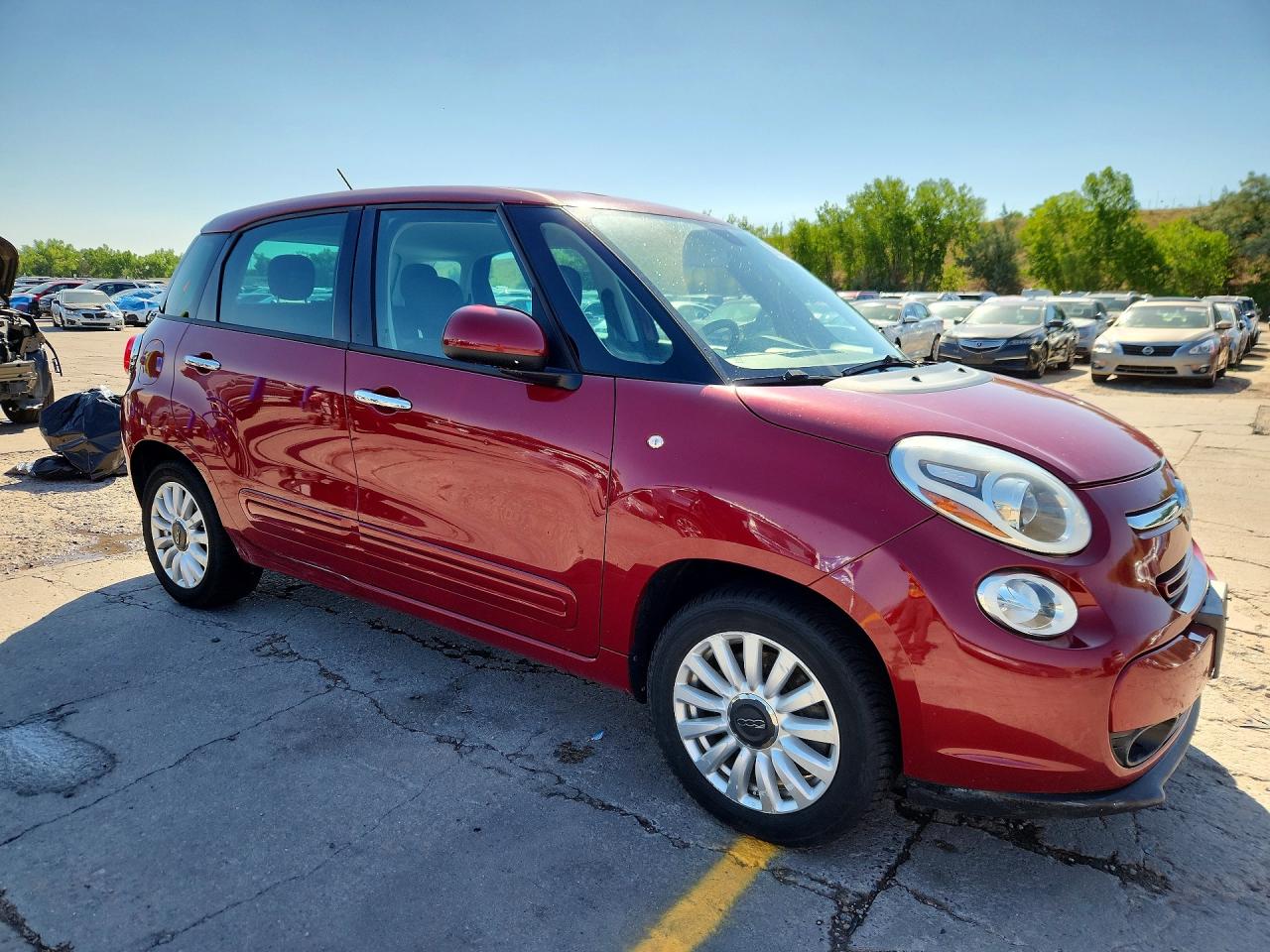 2014 Fiat 500l Easy Red vin: ZFBCFABH3EZ020169