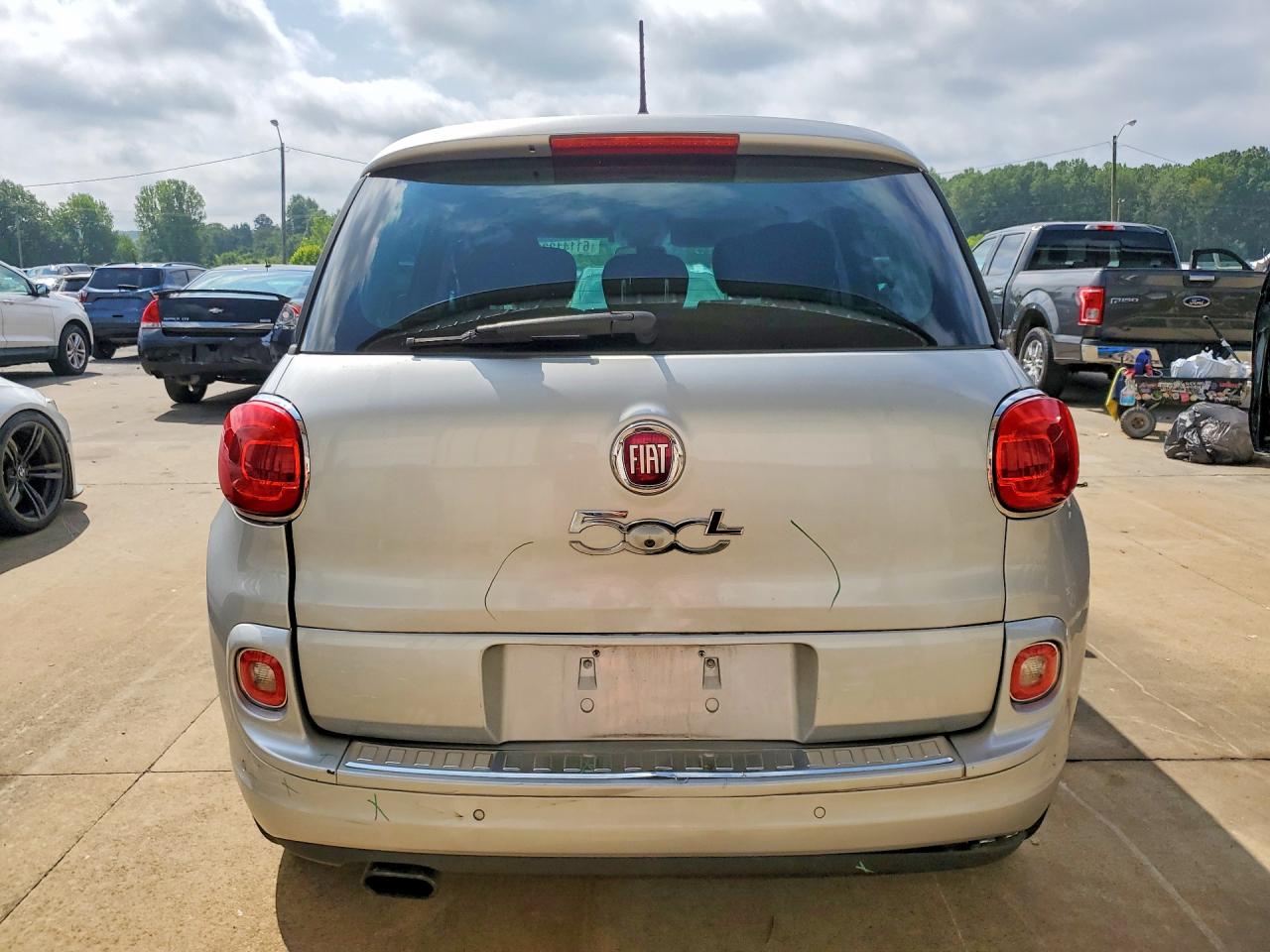 2014 Fiat 500l Easy Silver vin: ZFBCFABH5EZ000716