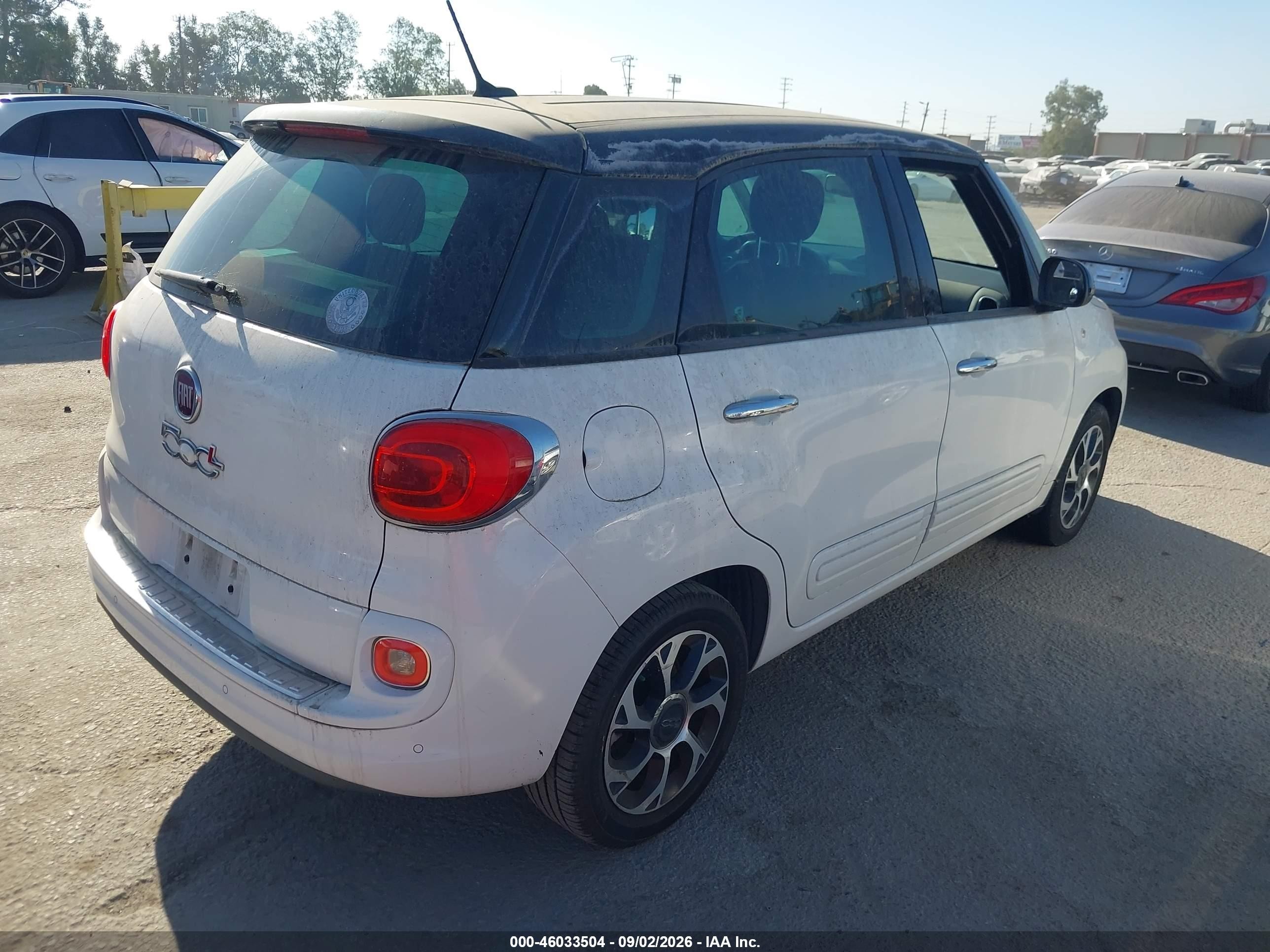2014 Fiat 500l Easy White vin: ZFBCFABH5EZ008105