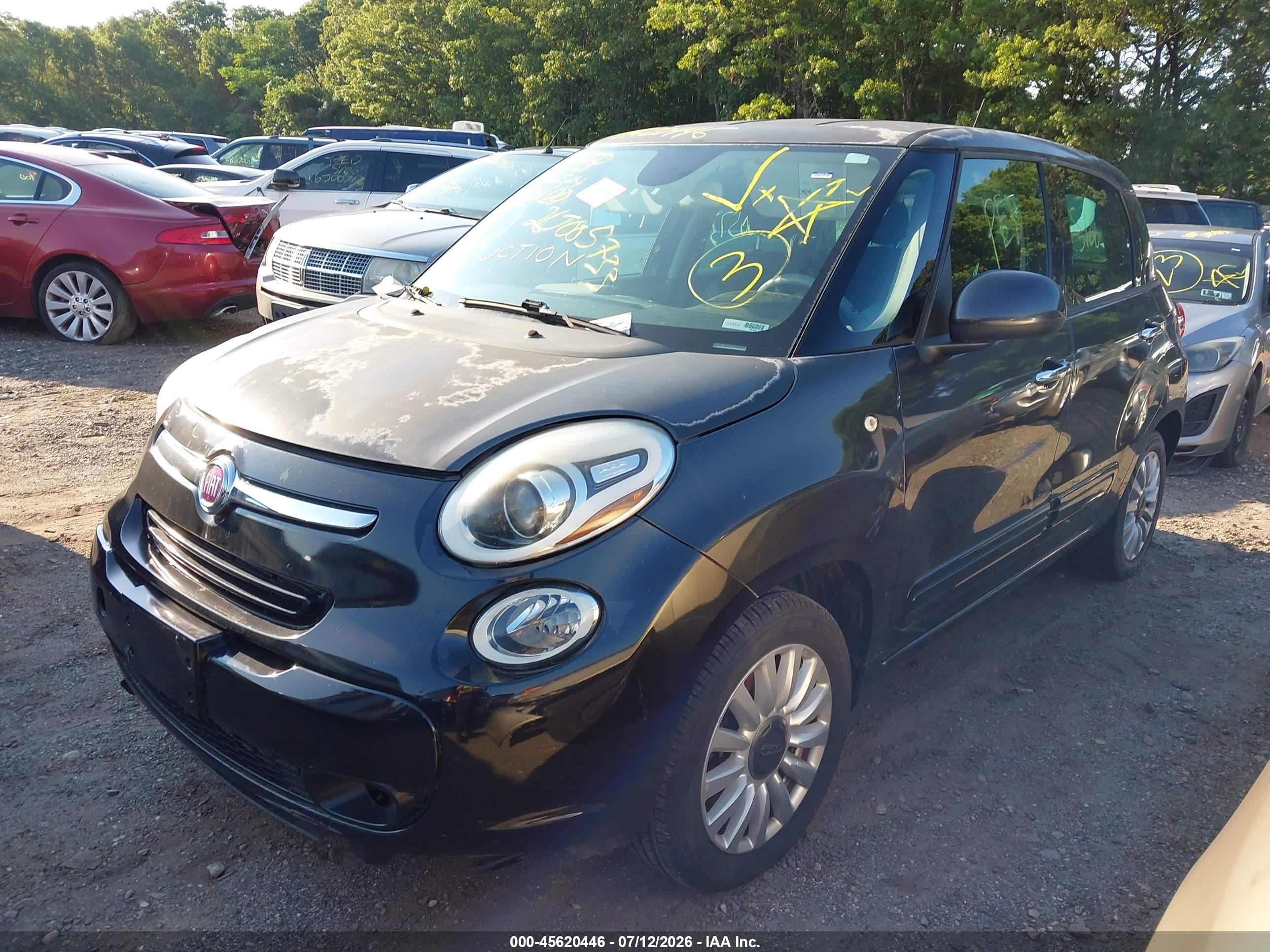 2014 Fiat 500l Easy Gray vin: ZFBCFABH5EZ011473