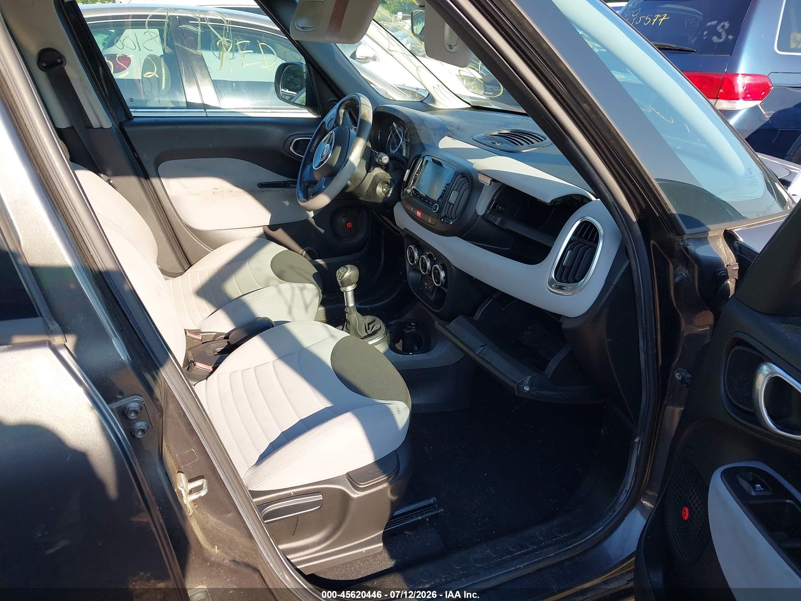 2014 Fiat 500l Easy Gray vin: ZFBCFABH5EZ011473