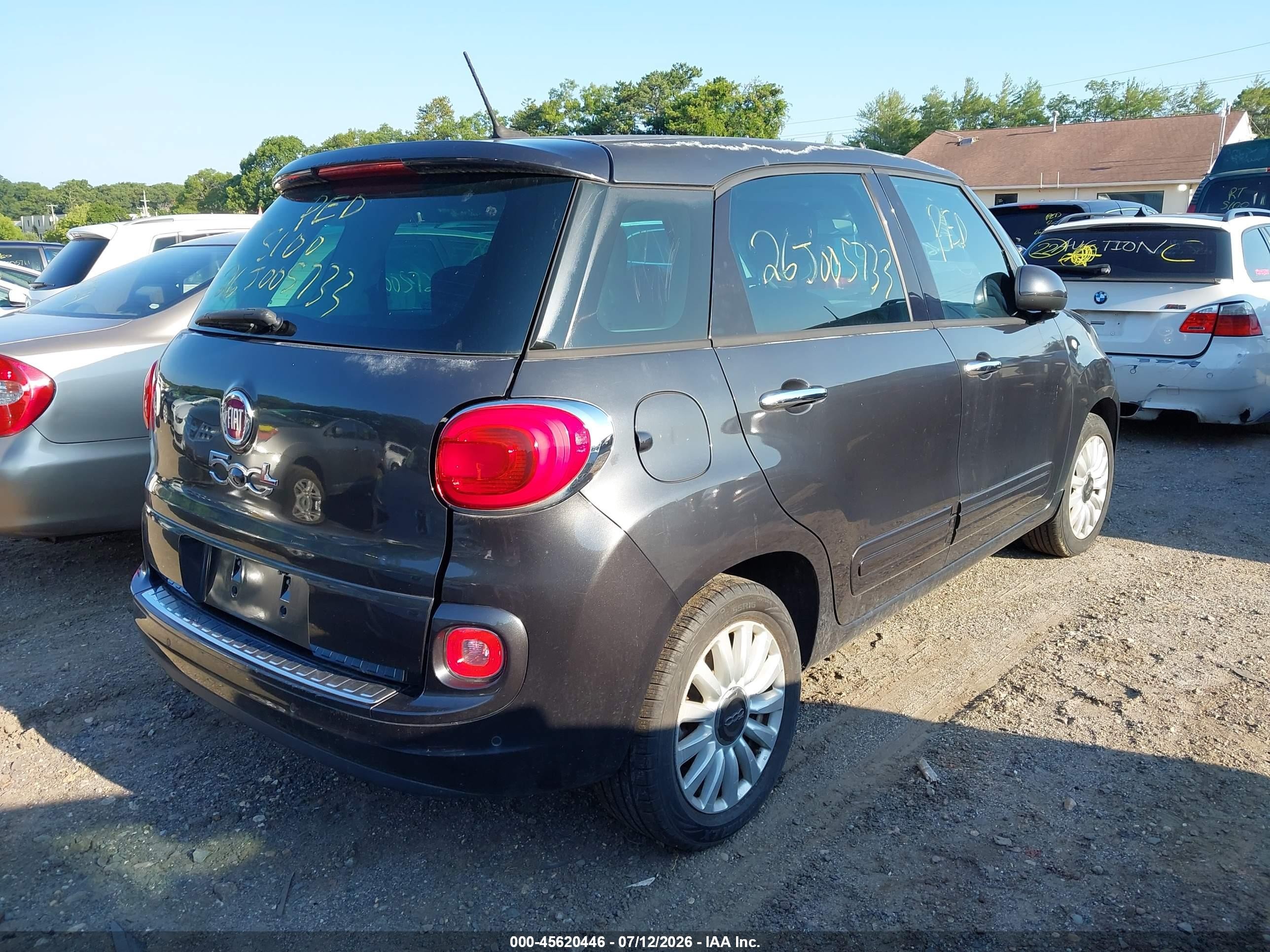 2014 Fiat 500l Easy Gray vin: ZFBCFABH5EZ011473