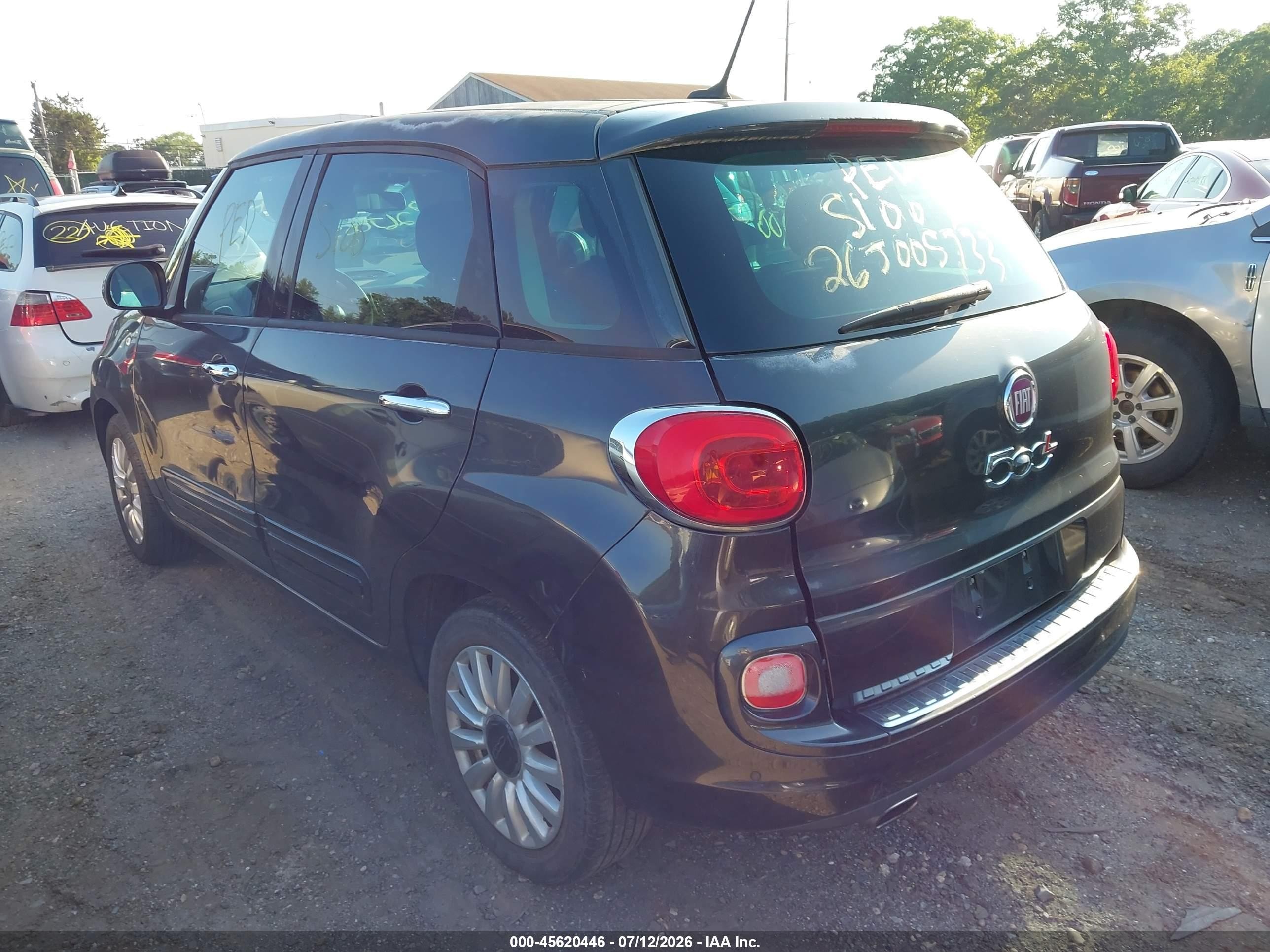 2014 Fiat 500l Easy Gray vin: ZFBCFABH5EZ011473