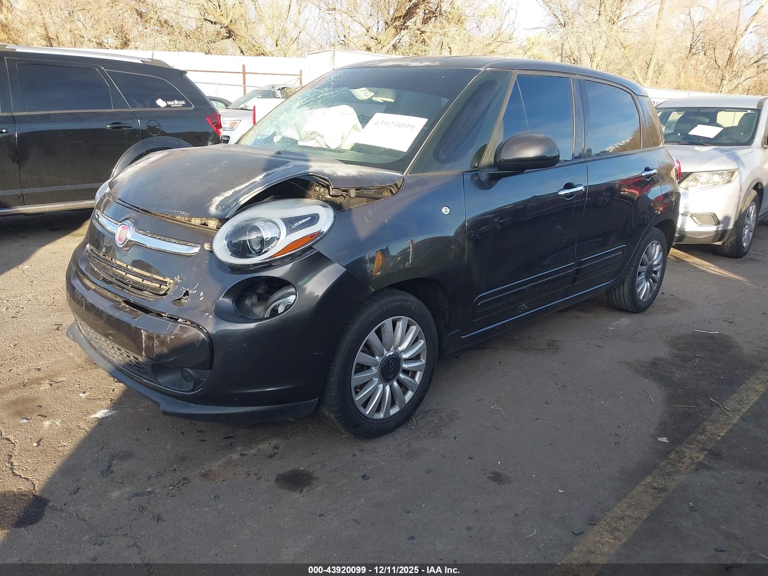 2014 Fiat 500l Easy Gray vin: ZFBCFABH5EZ026913