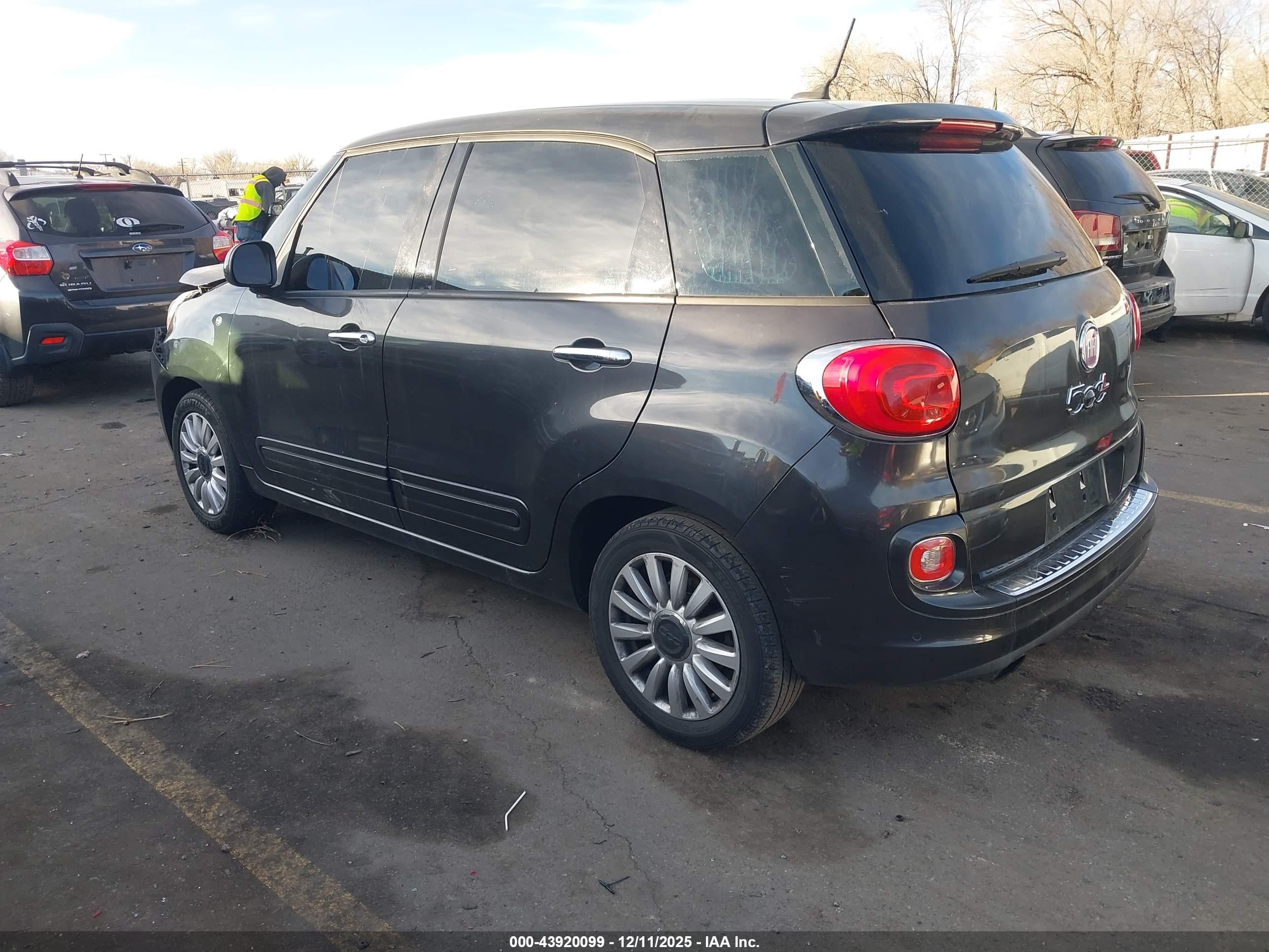 2014 Fiat 500l Easy Gray vin: ZFBCFABH5EZ026913