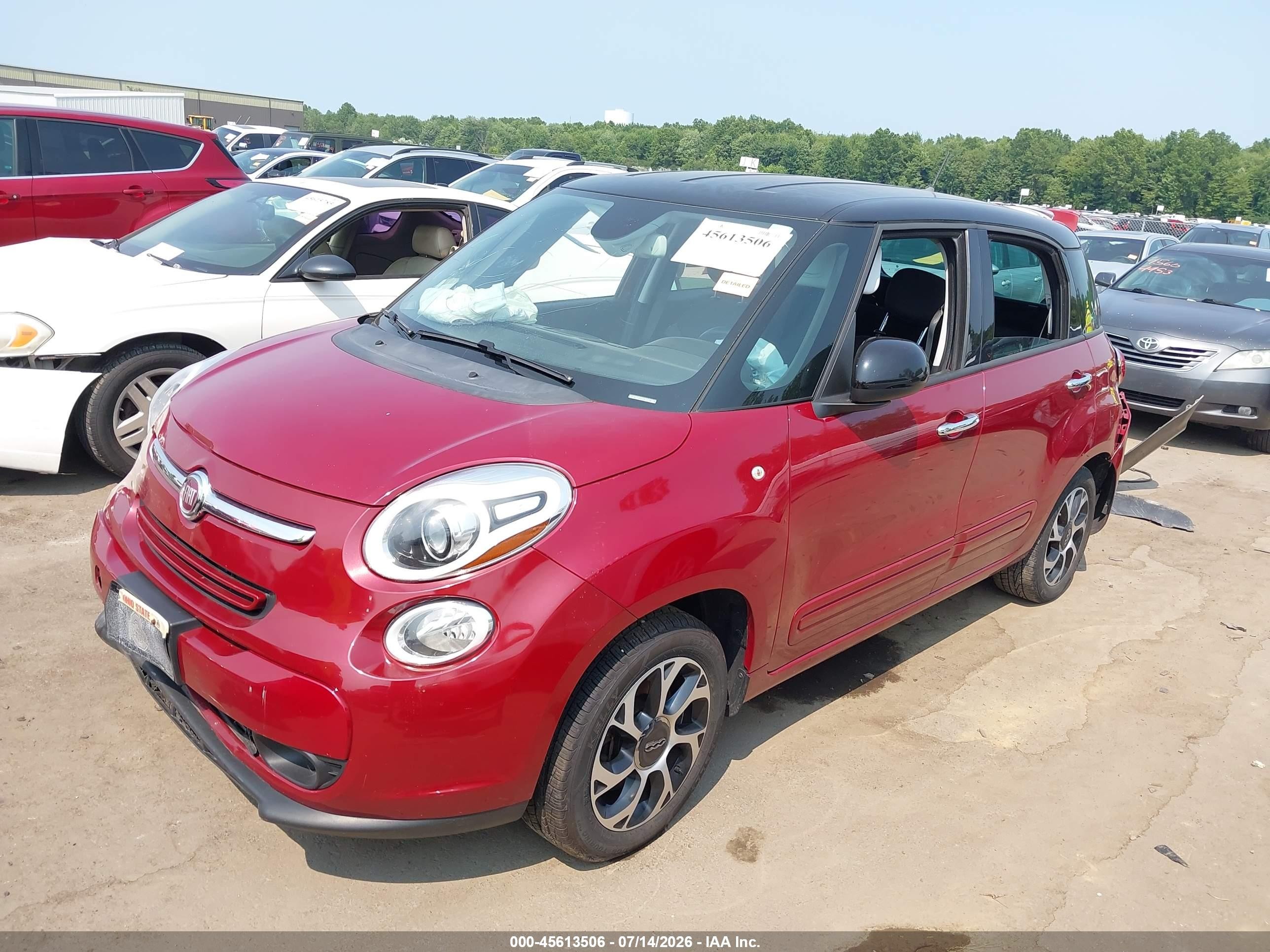 2015 Fiat 500l Easy Red vin: ZFBCFABH6FZ034178