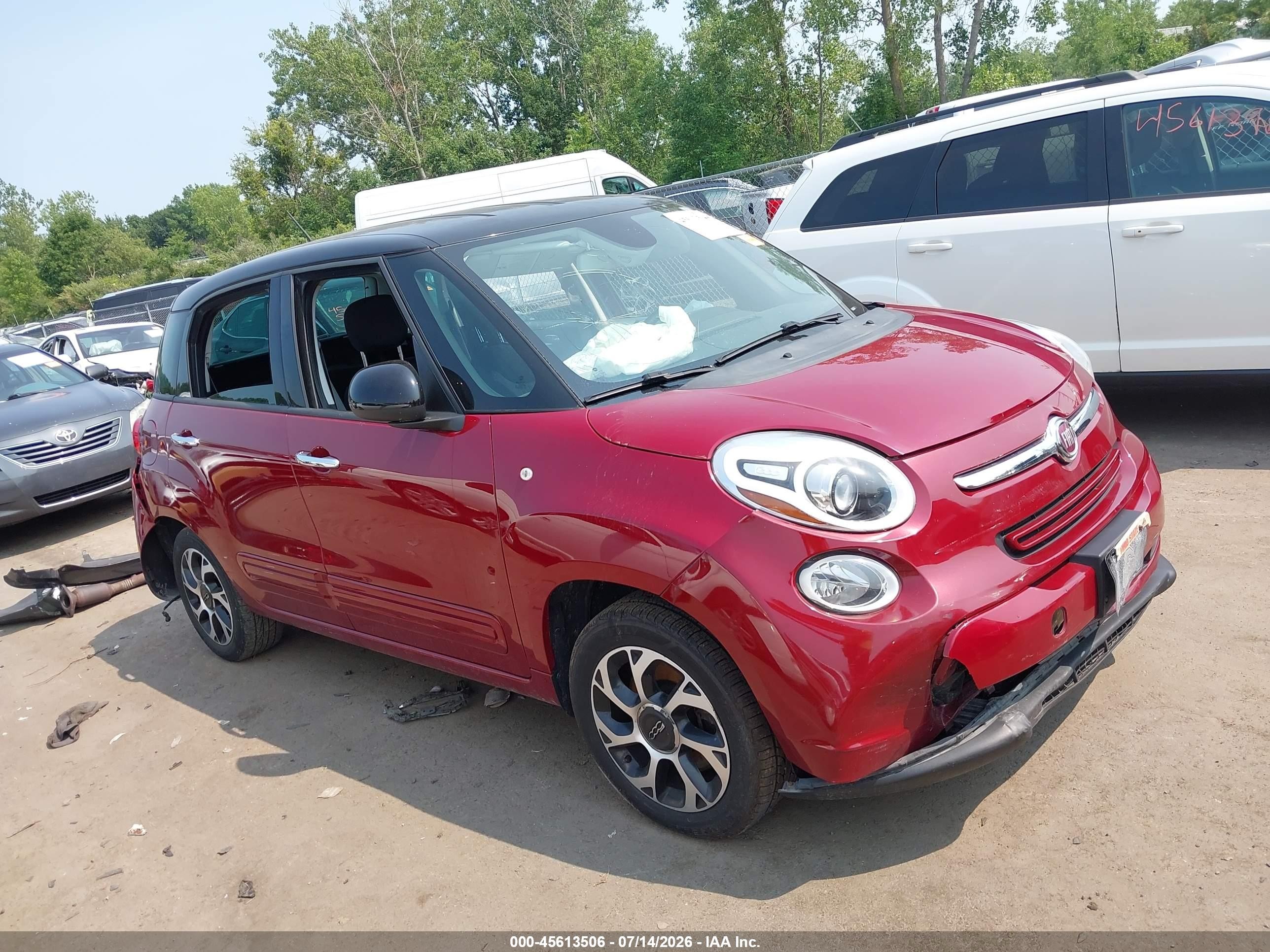 2015 Fiat 500l Easy Red vin: ZFBCFABH6FZ034178