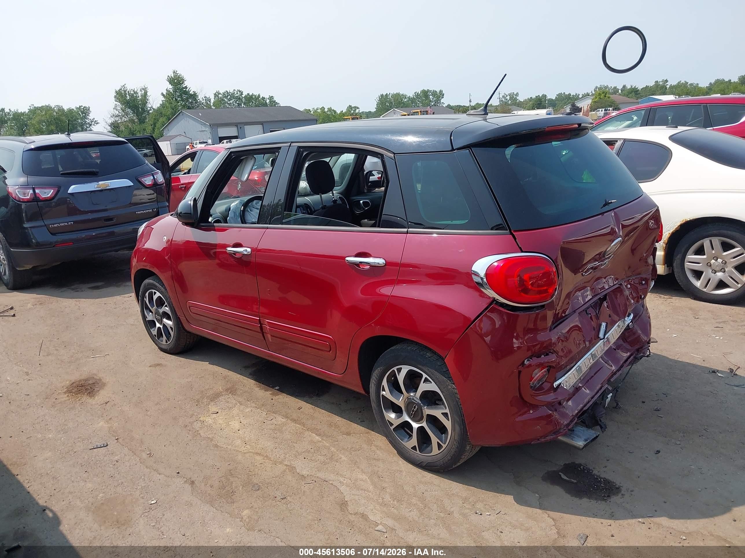 2015 Fiat 500l Easy Red vin: ZFBCFABH6FZ034178