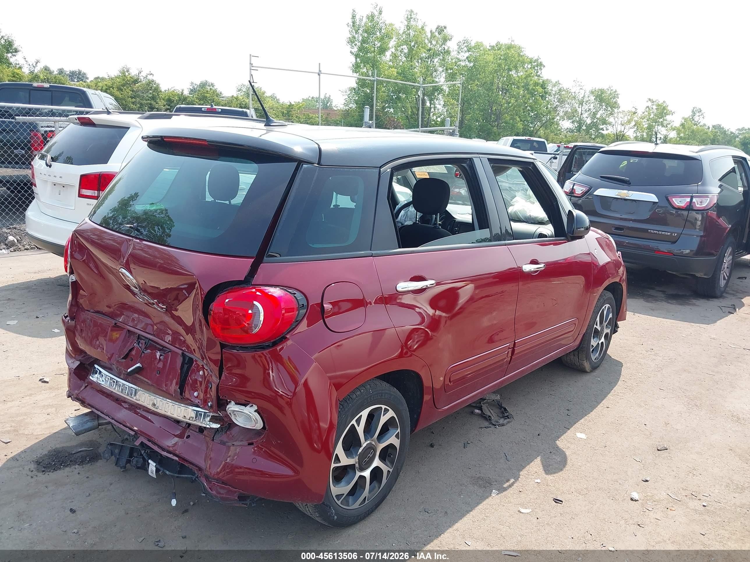 2015 Fiat 500l Easy Red vin: ZFBCFABH6FZ034178
