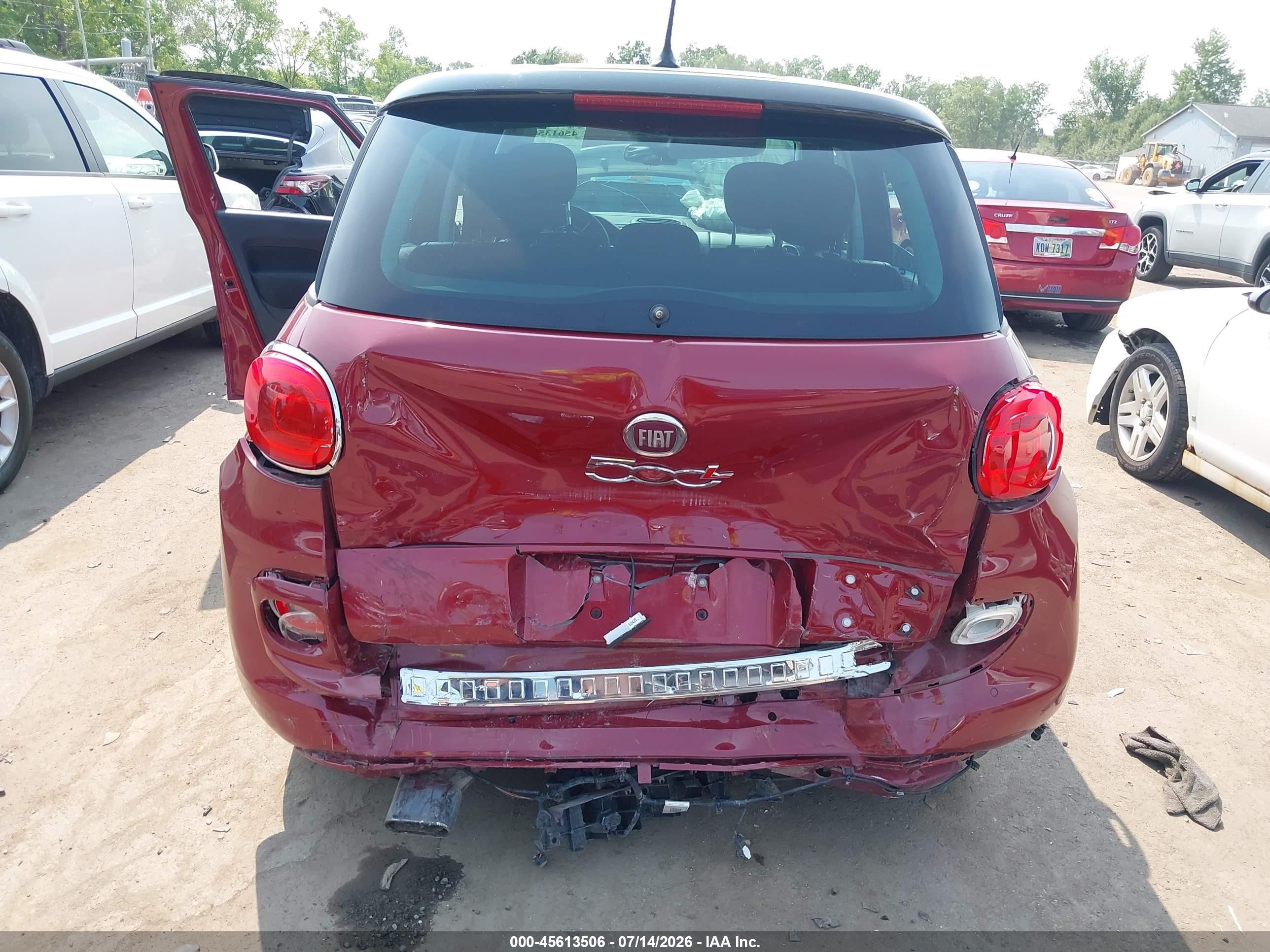 2015 Fiat 500l Easy Red vin: ZFBCFABH6FZ034178