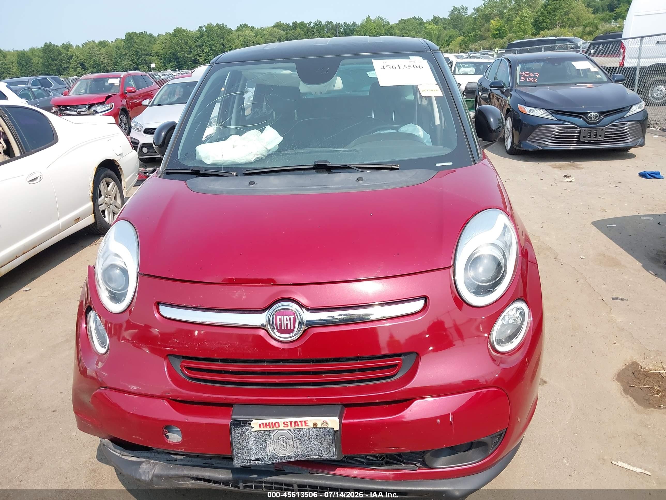 2015 Fiat 500l Easy Red vin: ZFBCFABH6FZ034178