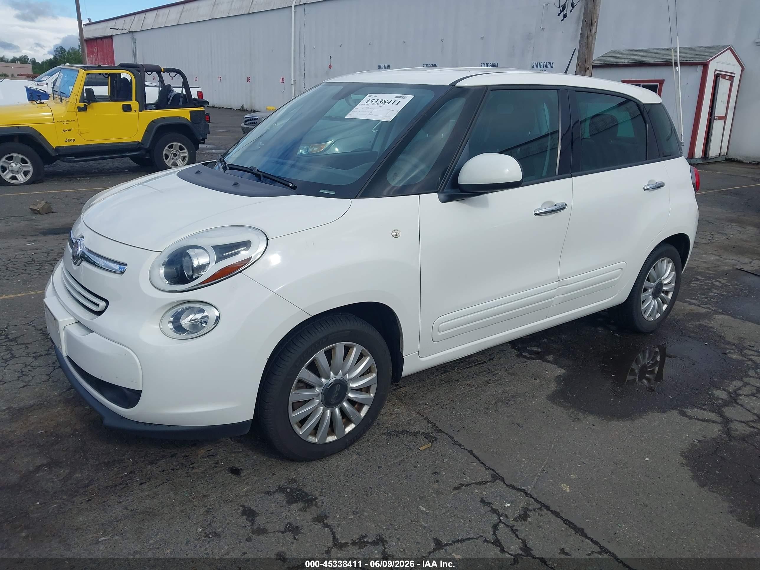 2014 Fiat 500l Easy Белый vin: ZFBCFABH9EZ001724