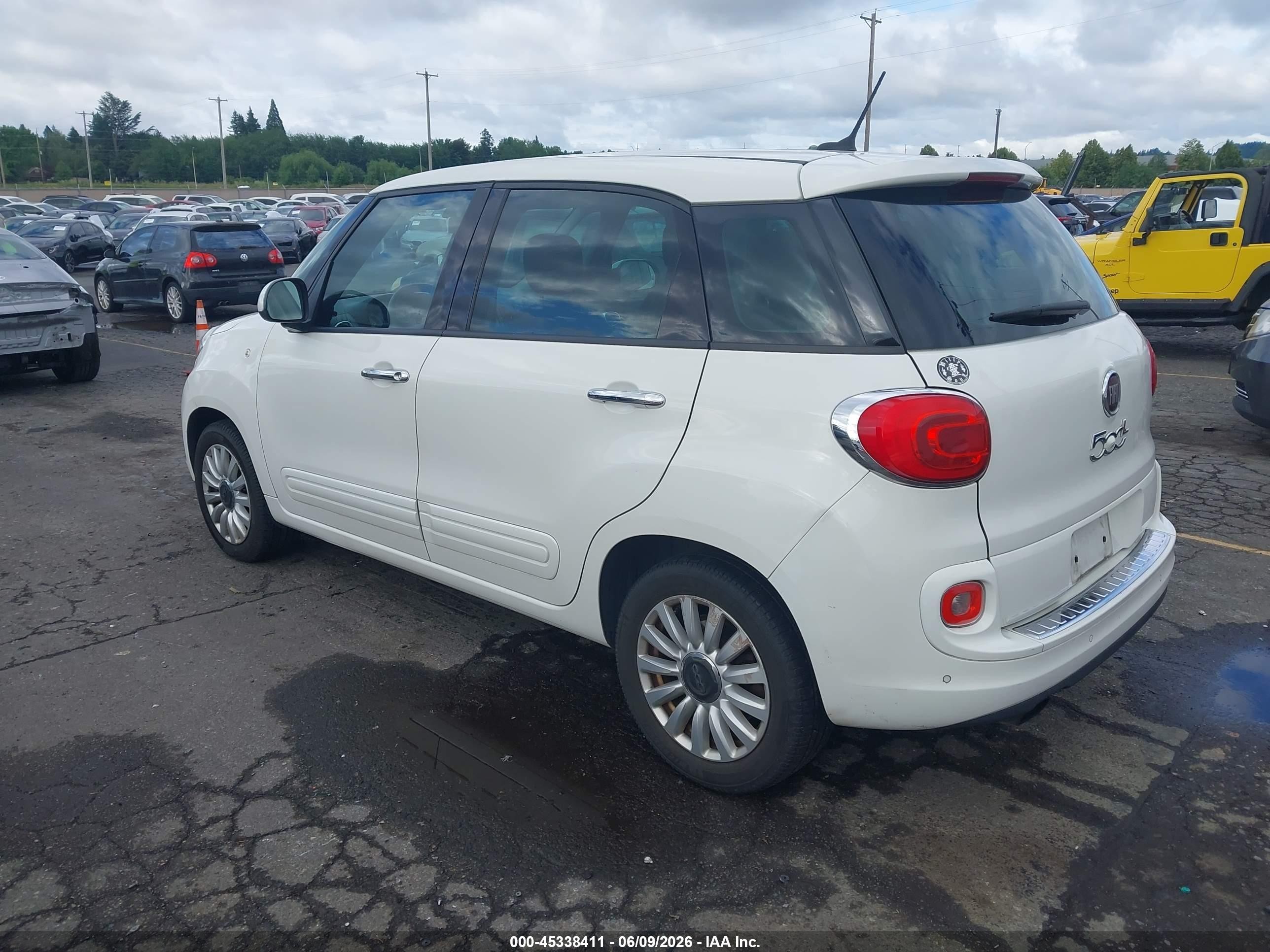 2014 Fiat 500l Easy Белый vin: ZFBCFABH9EZ001724