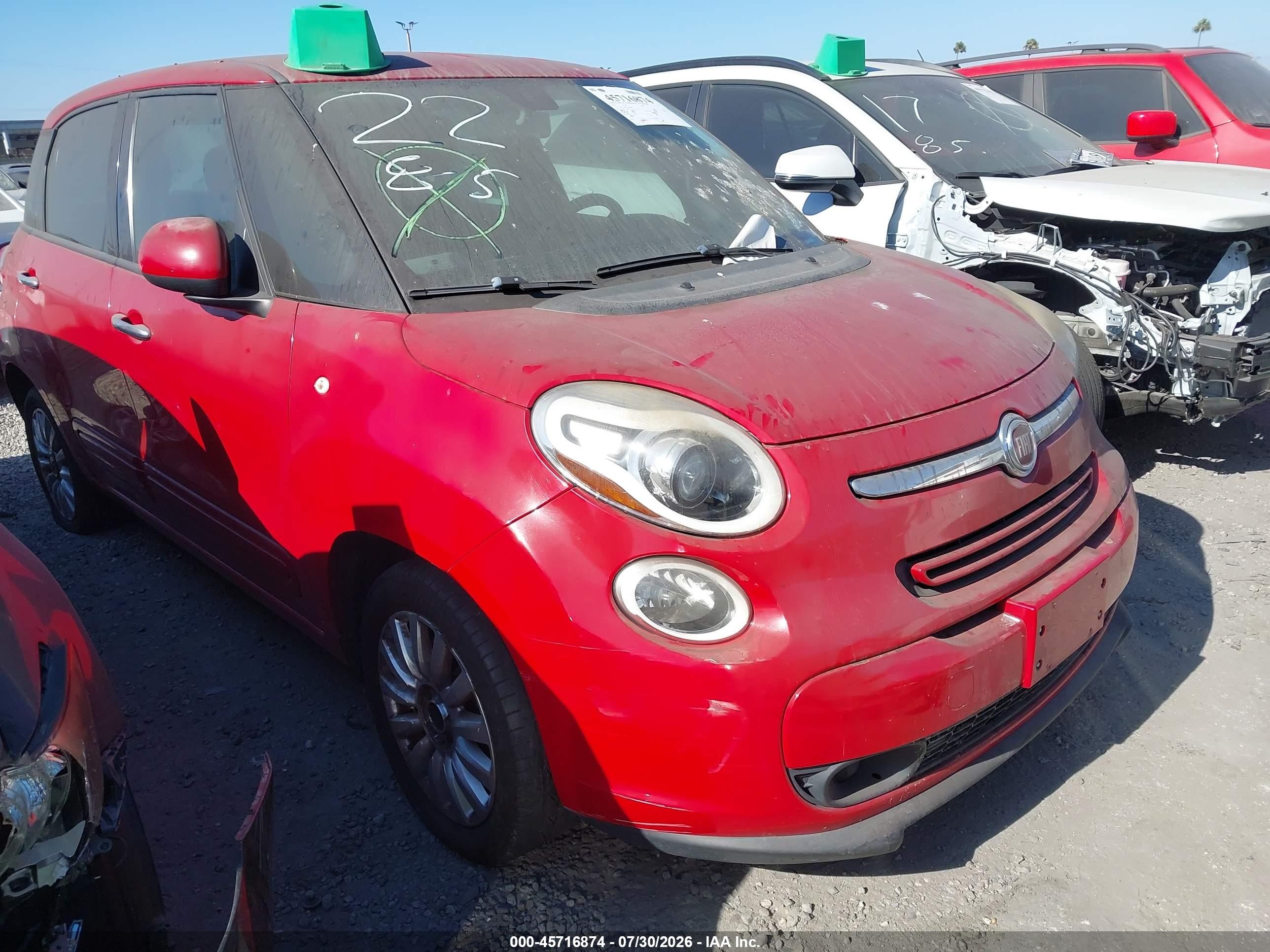 2014 Fiat 500l Easy Red vin: ZFBCFABH9EZ024940
