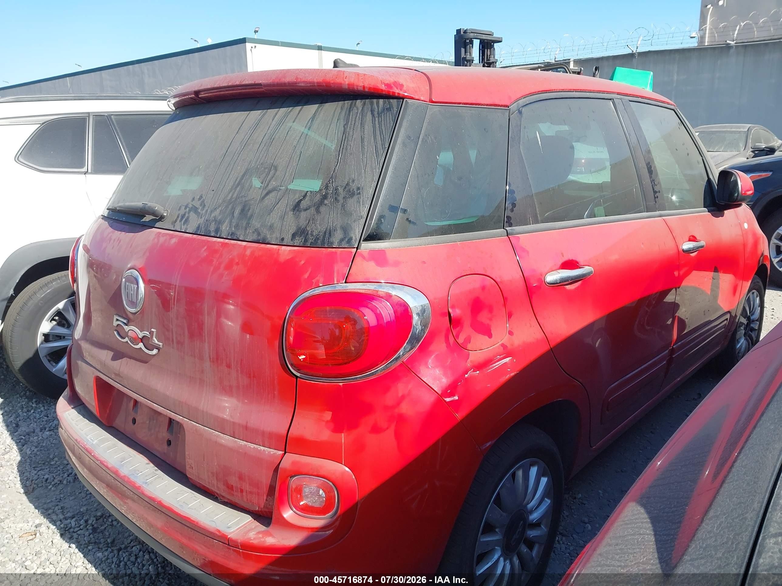 2014 Fiat 500l Easy Red vin: ZFBCFABH9EZ024940